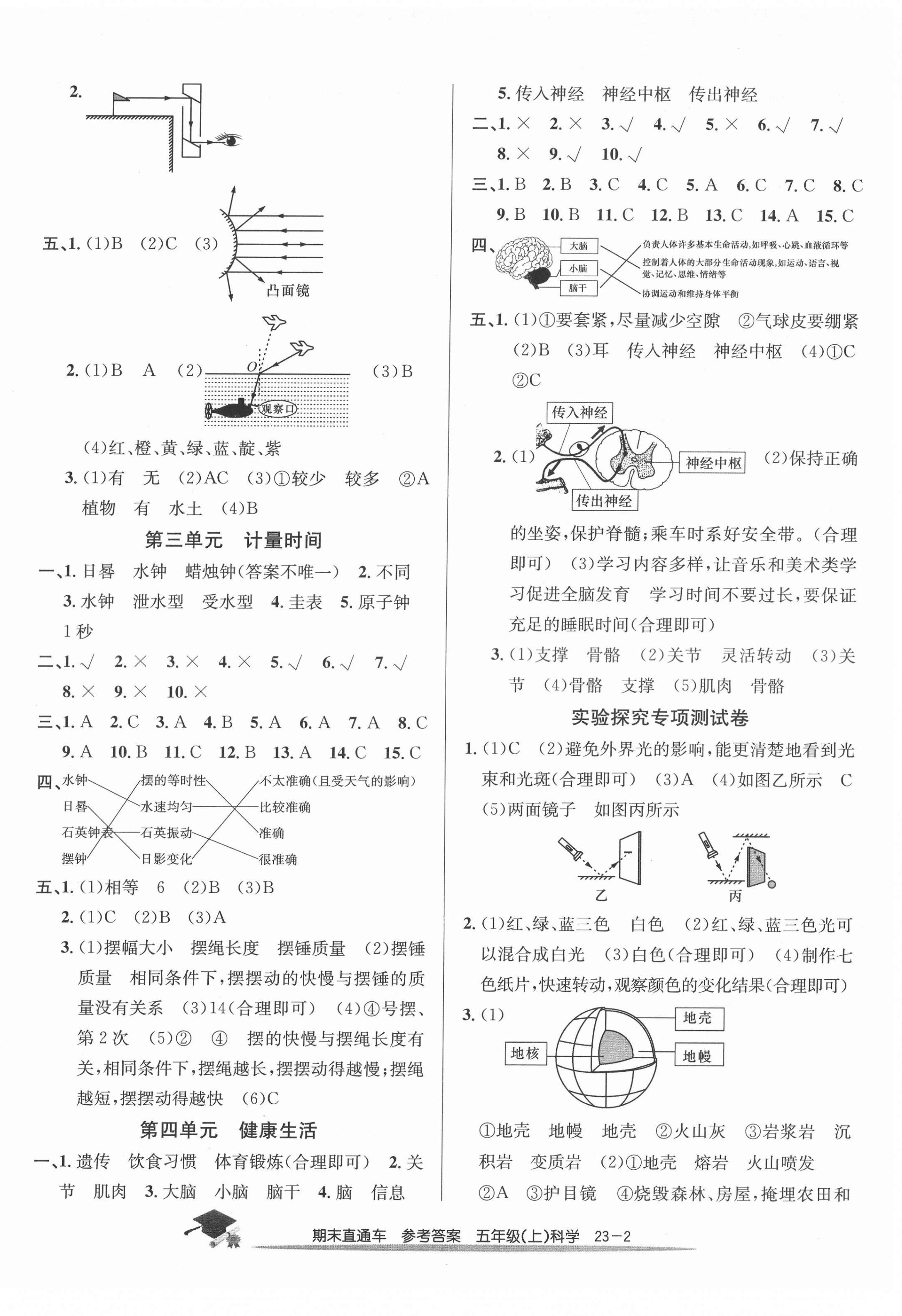 2021年期末直通車五年級科學(xué)上冊教科版 第2頁