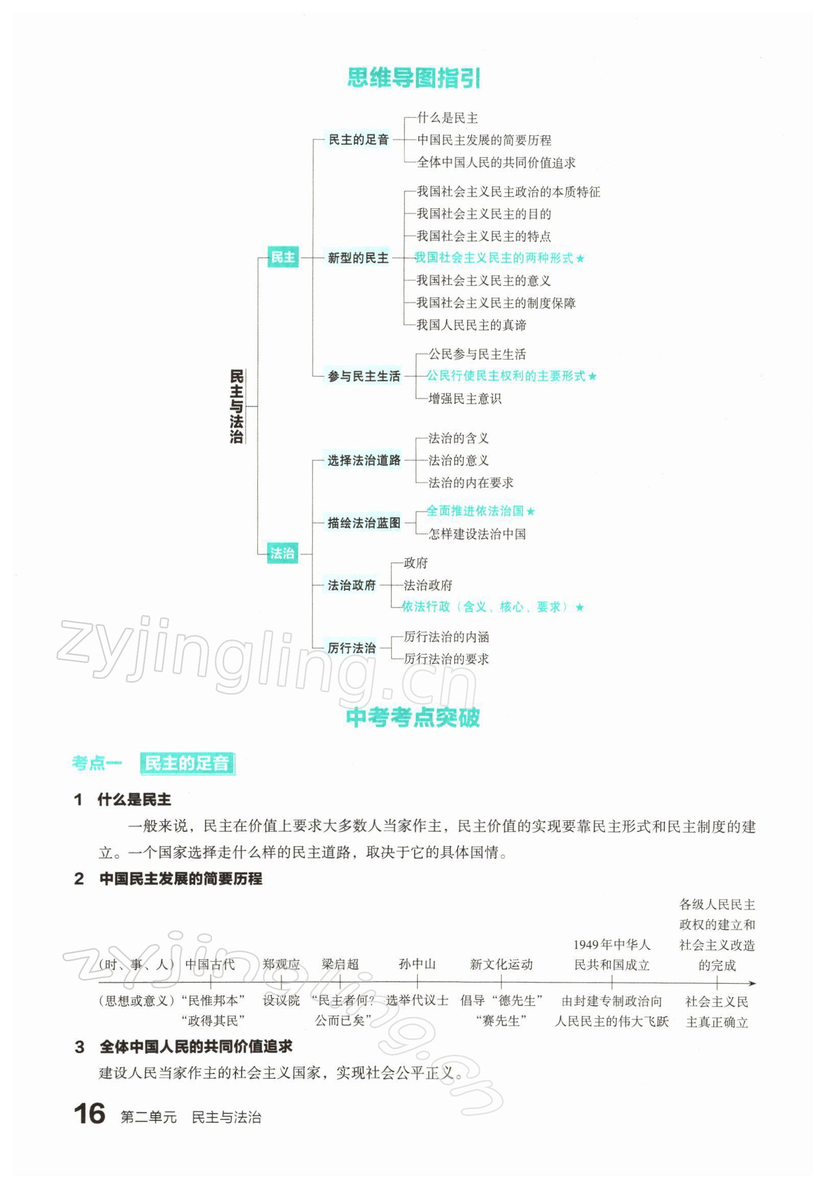 2022年滾動(dòng)遷移中考總復(fù)習(xí)道德與法治山西專版 參考答案第27頁(yè)