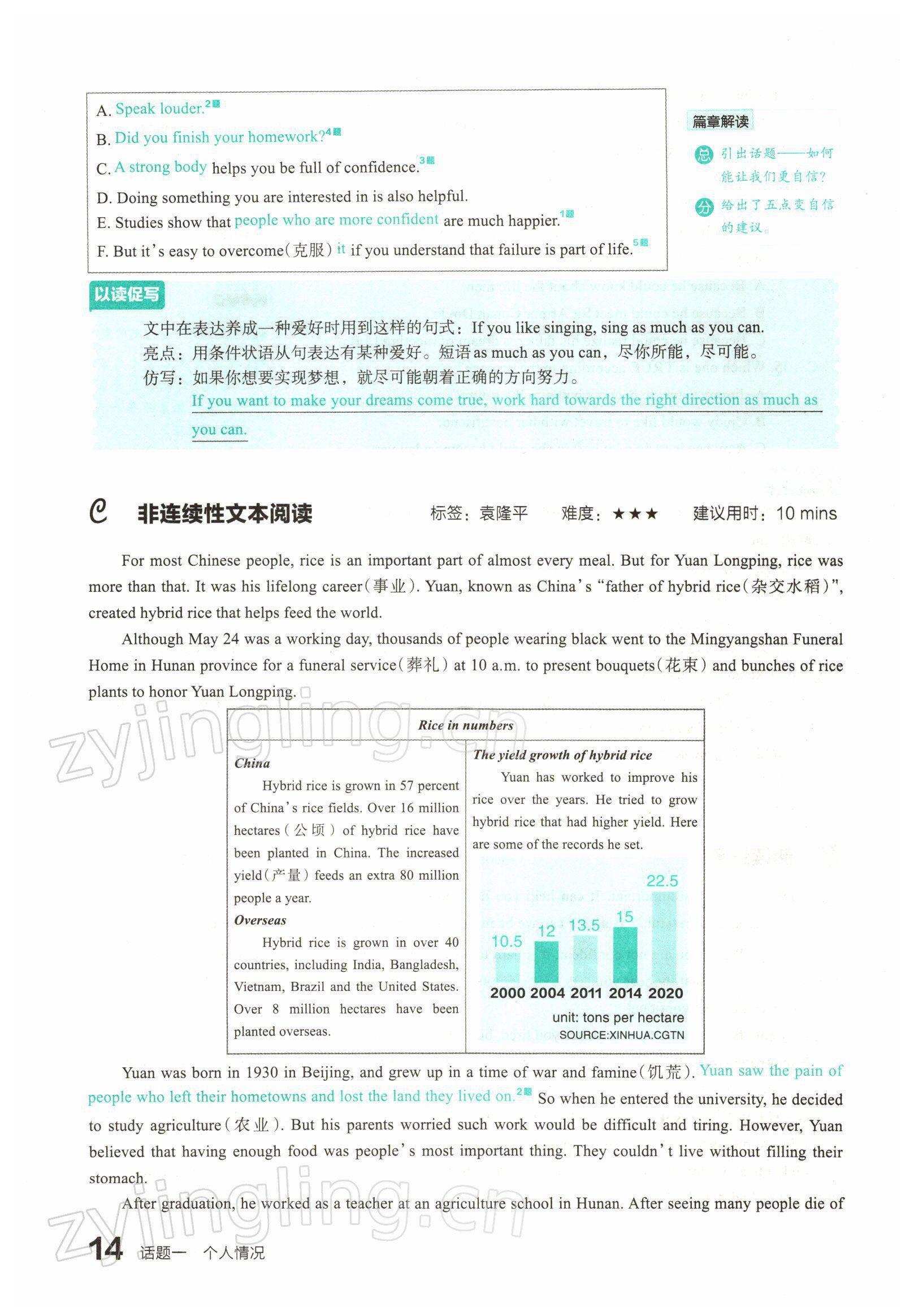 2022年滾動遷移中考總復(fù)習(xí)英語山西專版 參考答案第23頁