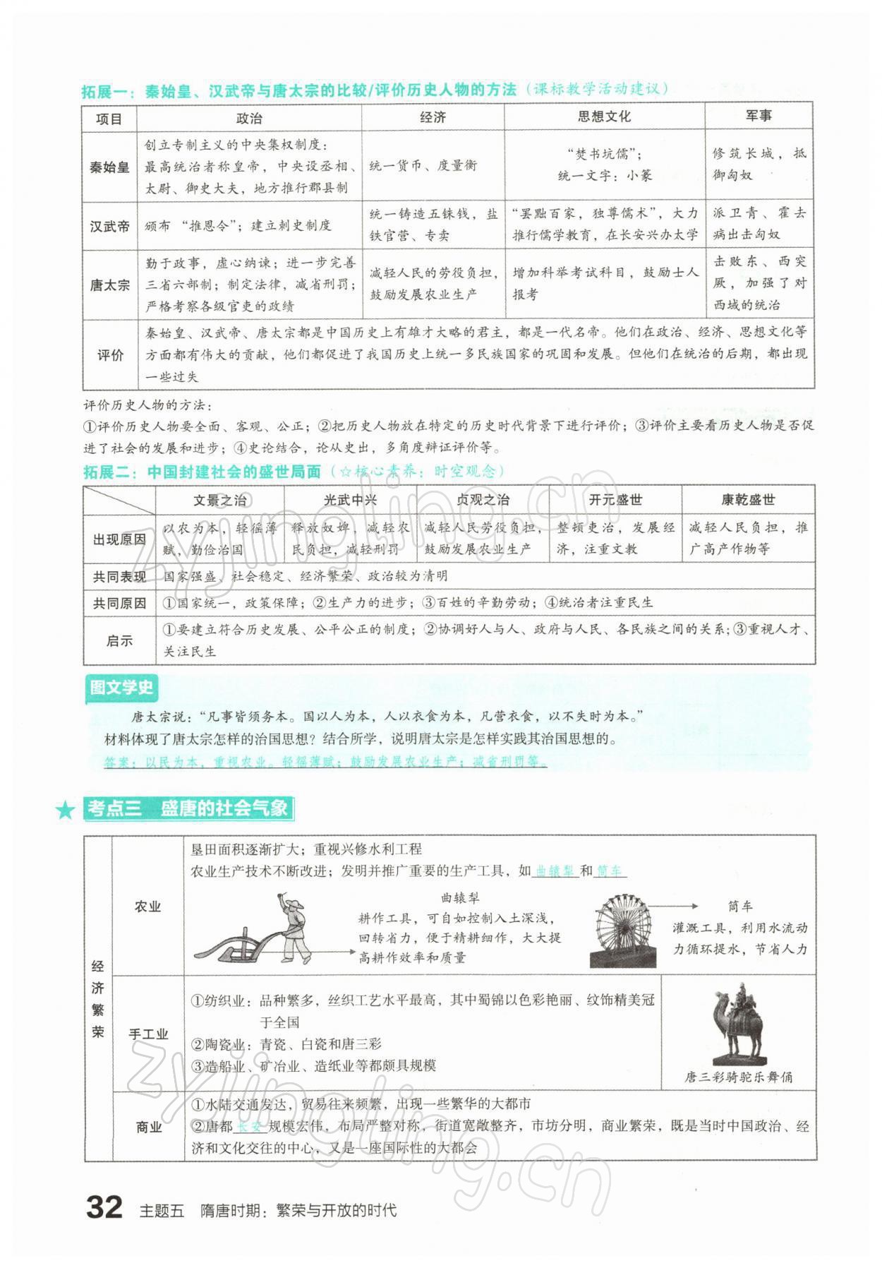 2022年滾動遷移中考總復(fù)習(xí)歷史山西專版 參考答案第59頁