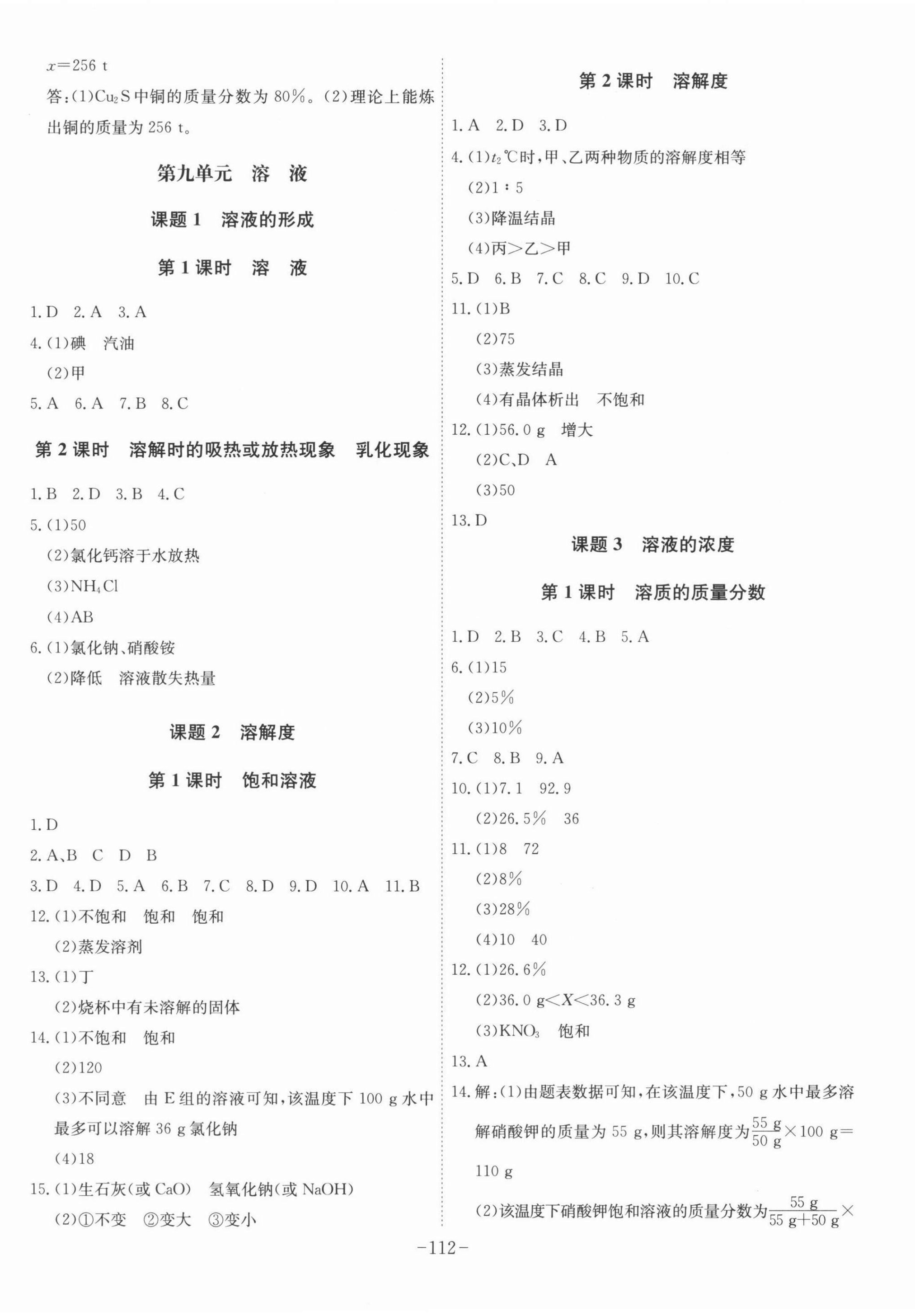 2022年課時A計劃九年級化學下冊人教版 第4頁