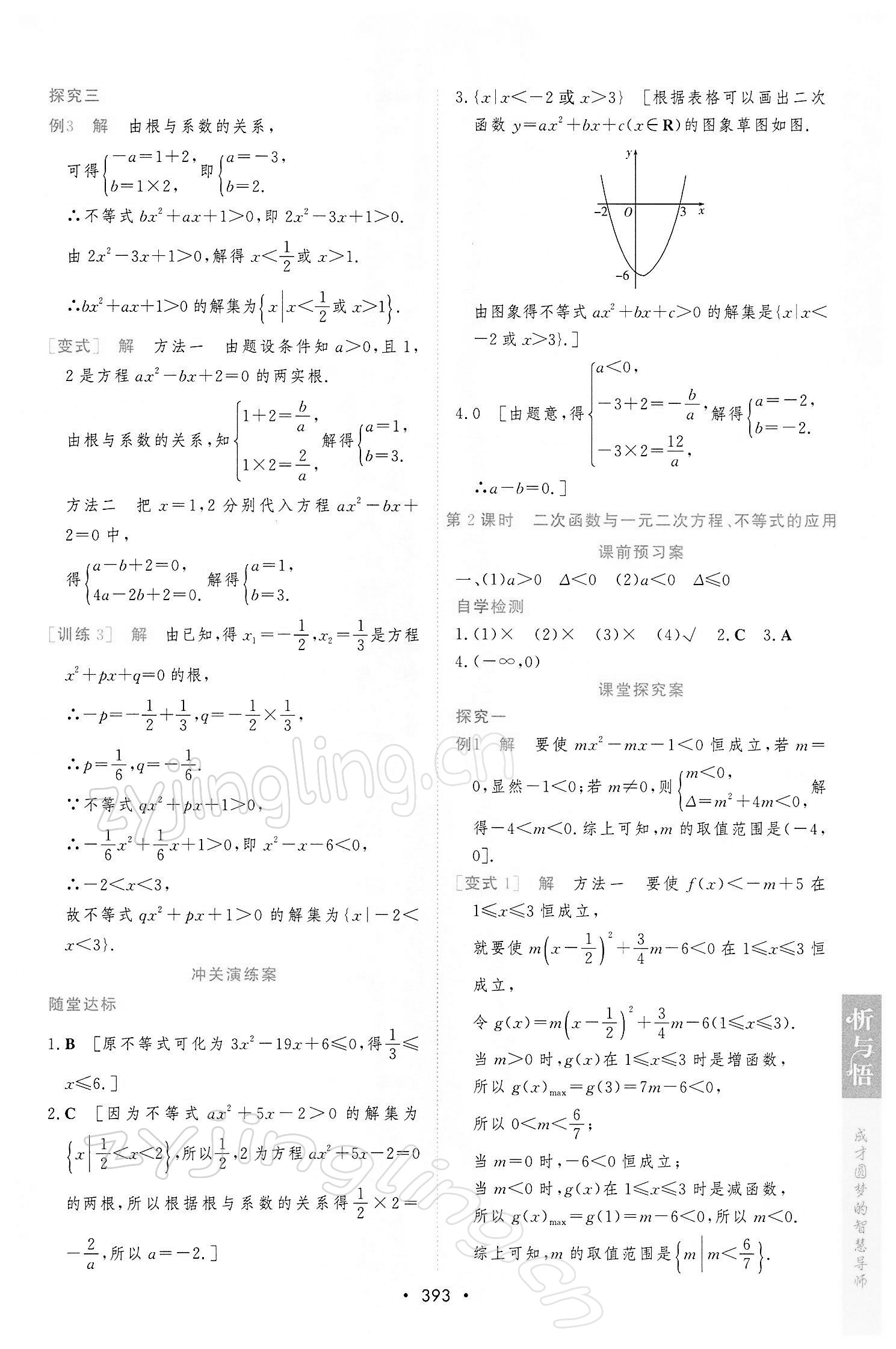 2021年新課程學(xué)習(xí)與測評數(shù)學(xué)必修第一冊人教版 參考答案第21頁