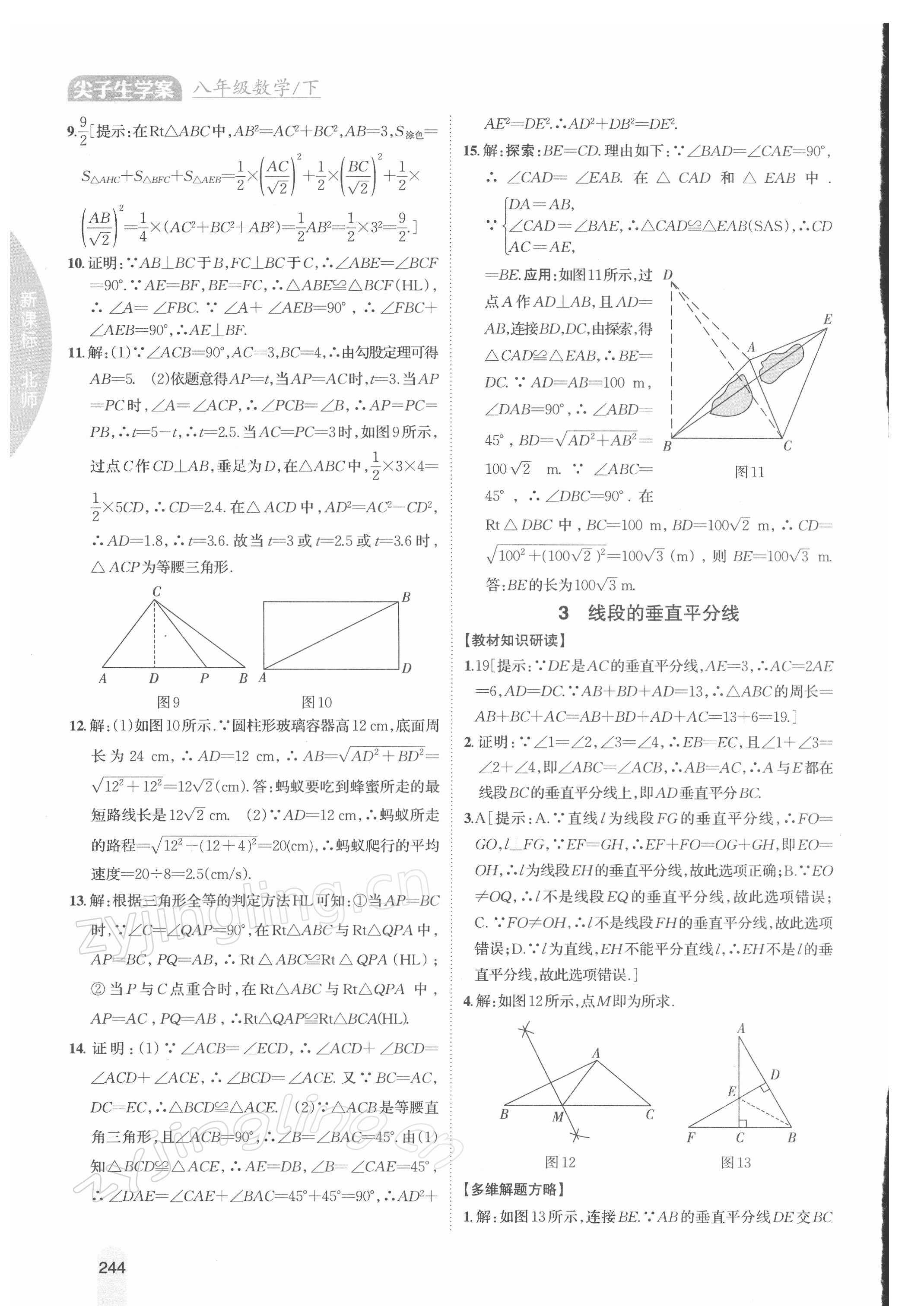 2022年尖子生学案八年级数学下册北师大版 第4页