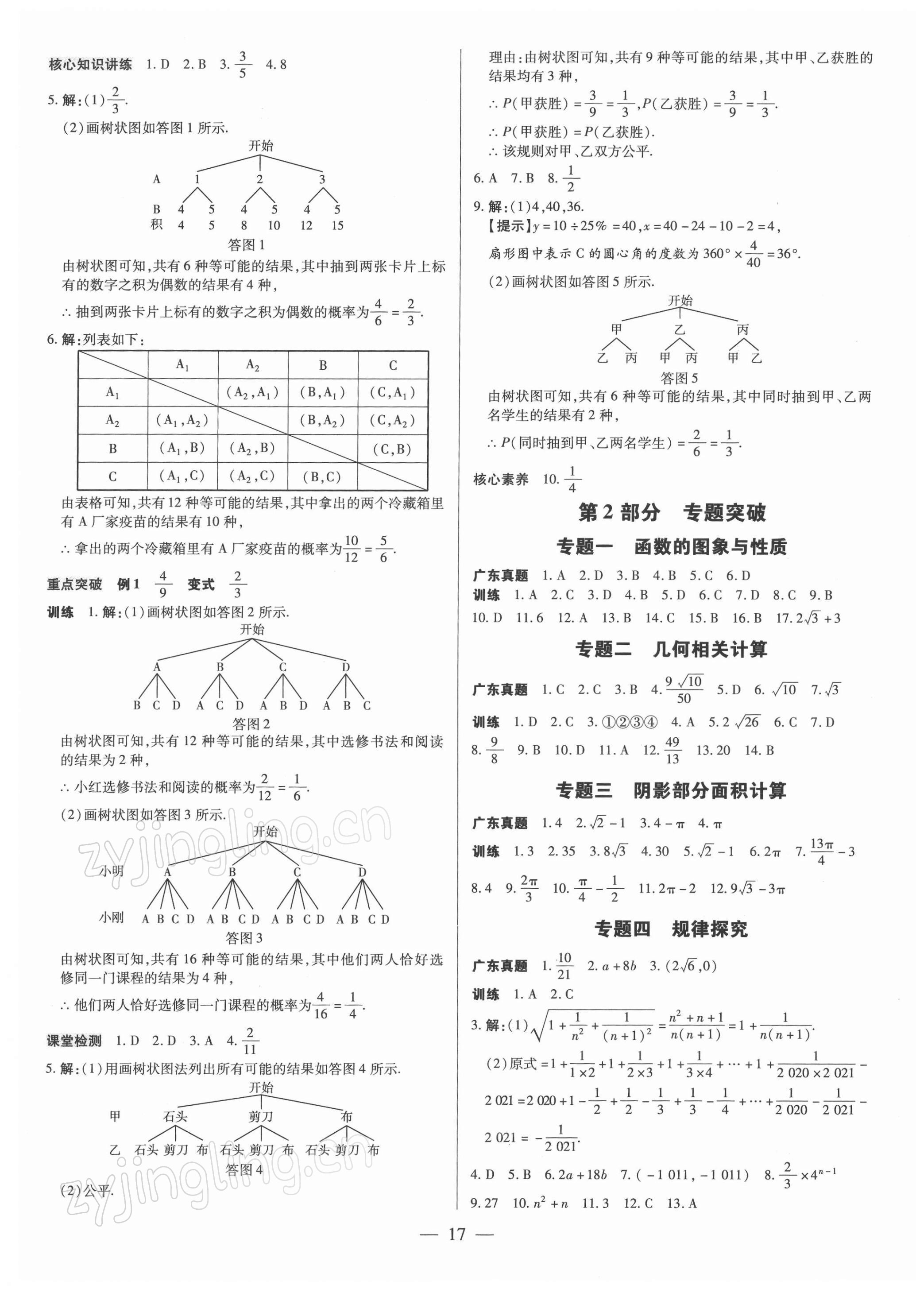 2022年領跑中考數(shù)學廣東專版 第17頁