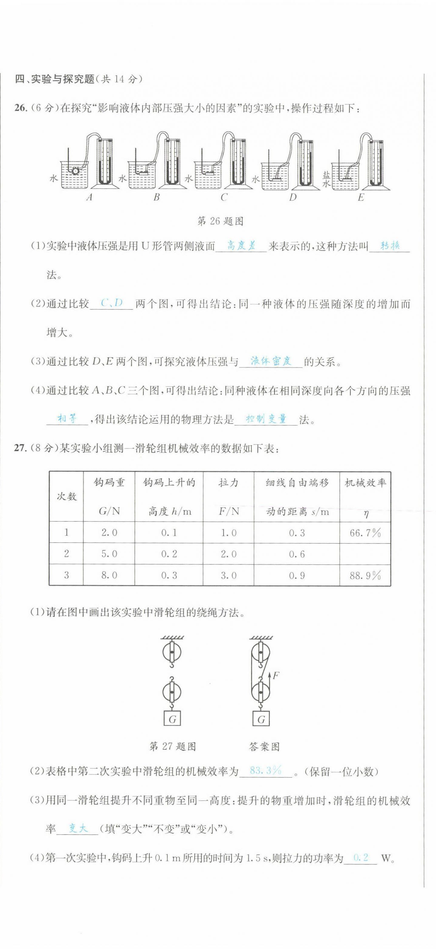 2022年蓉城中考物理 第14頁