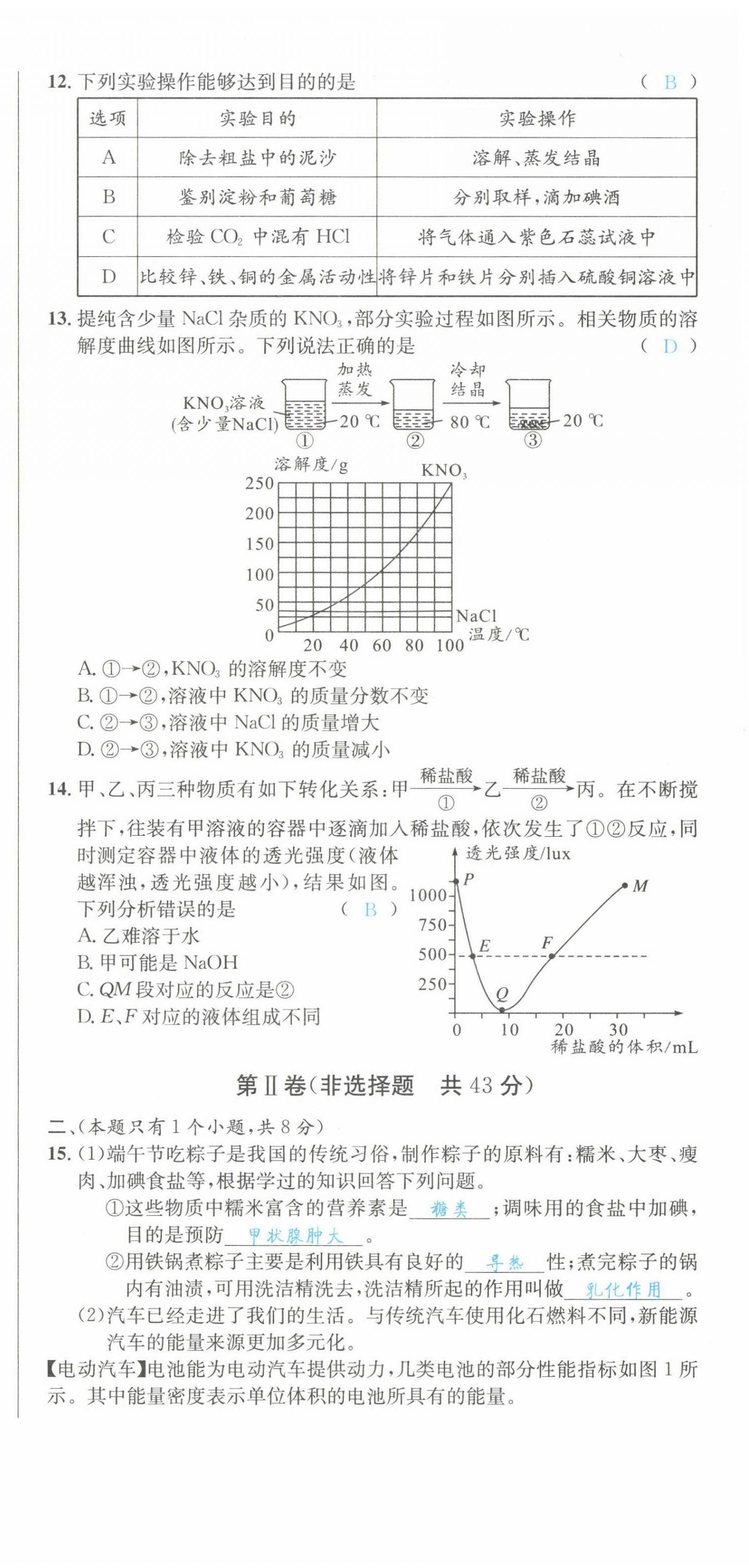 2022年蓉城中考化學(xué) 第9頁