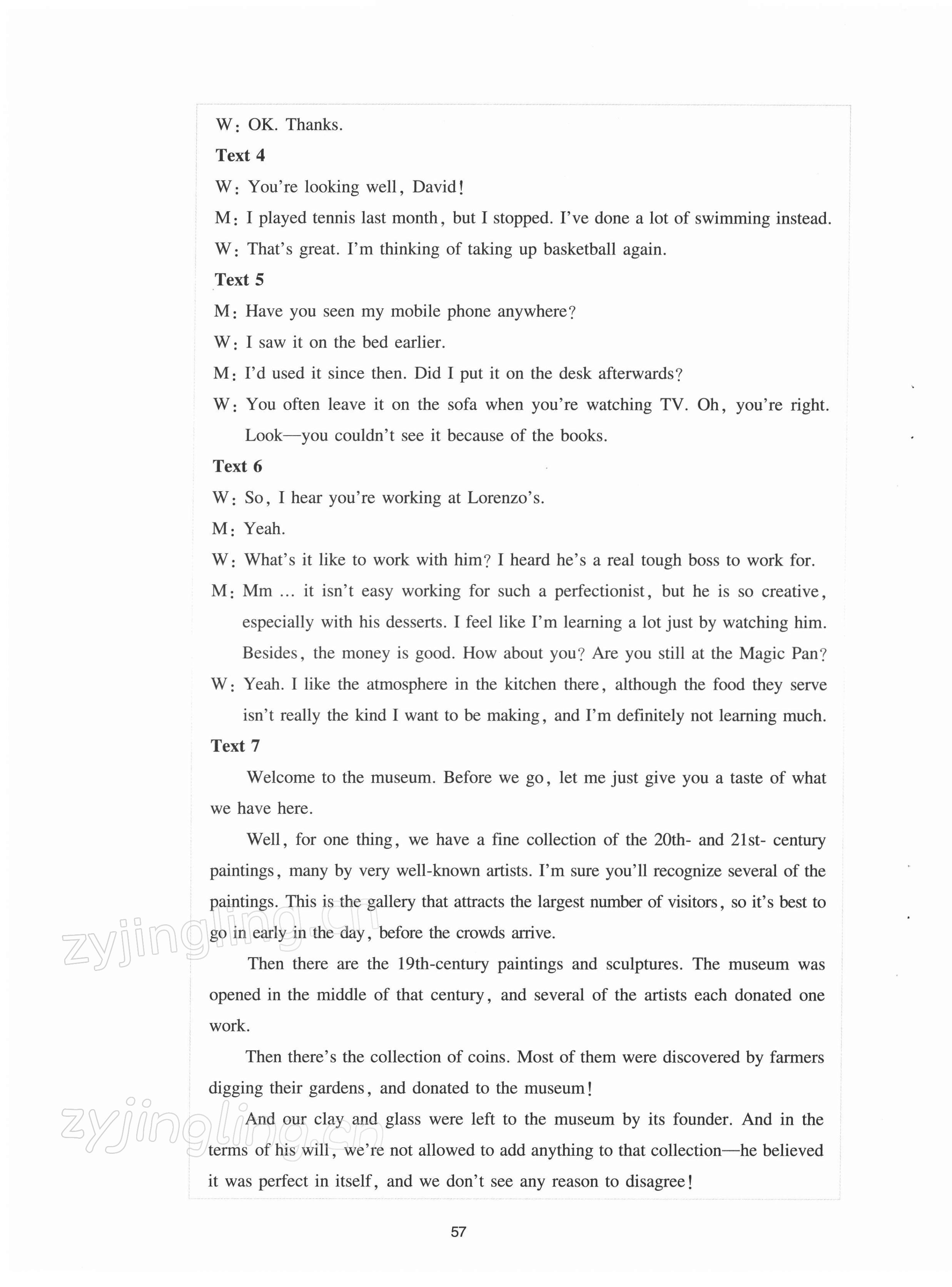 2021年课课练高中英语选择性必修第三册提优版&nbsp;第9页