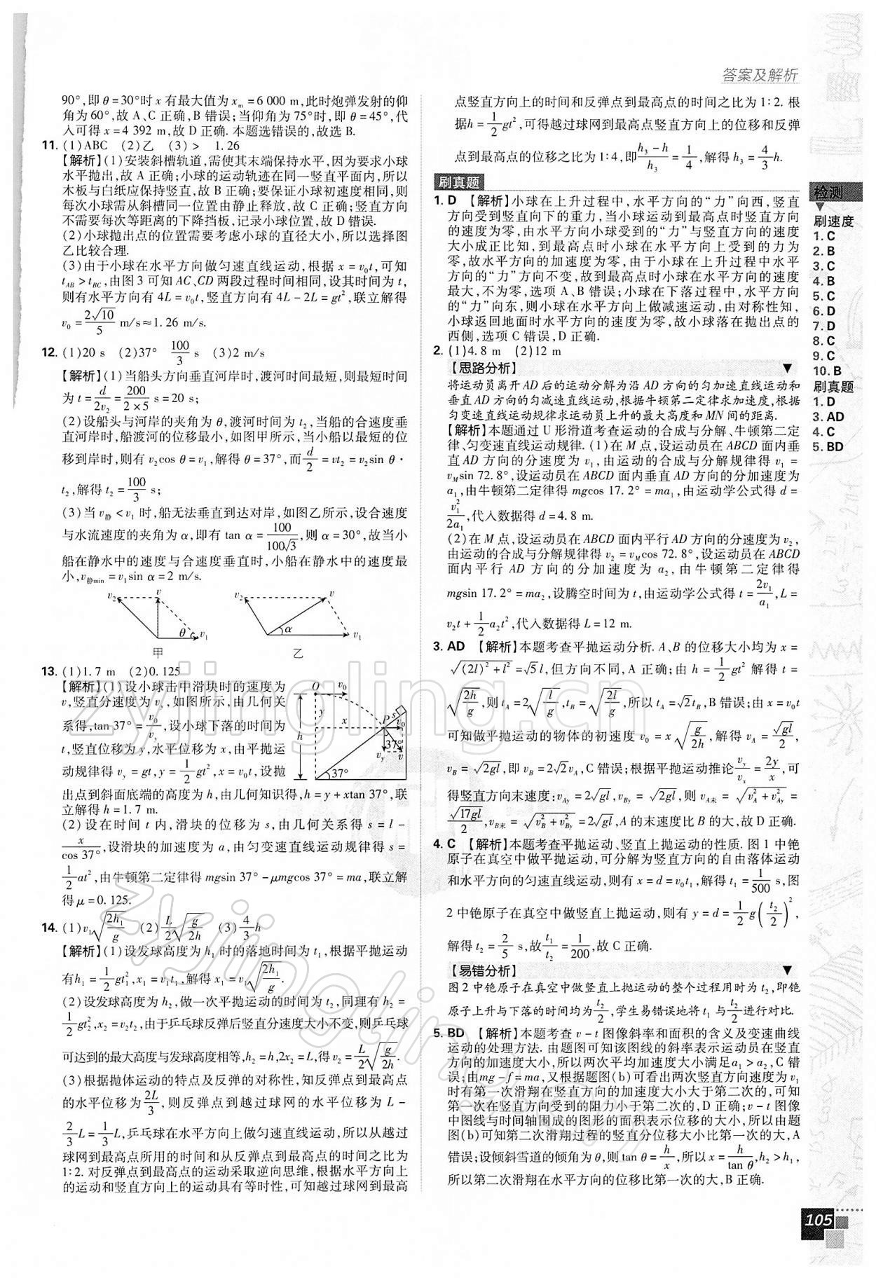 2021年高中必刷题高中物理必修2人教版 第9页