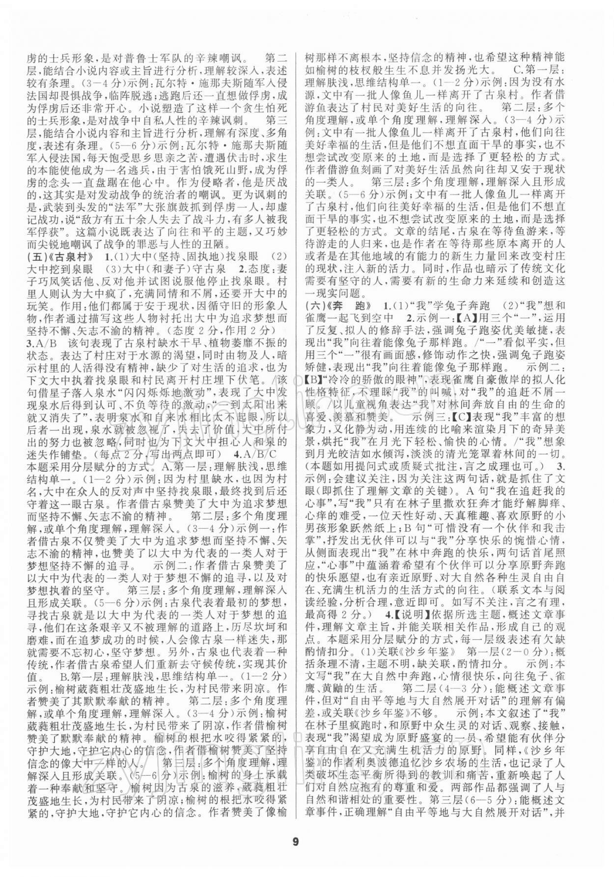2021年中考高高手語(yǔ)文 第9頁(yè)