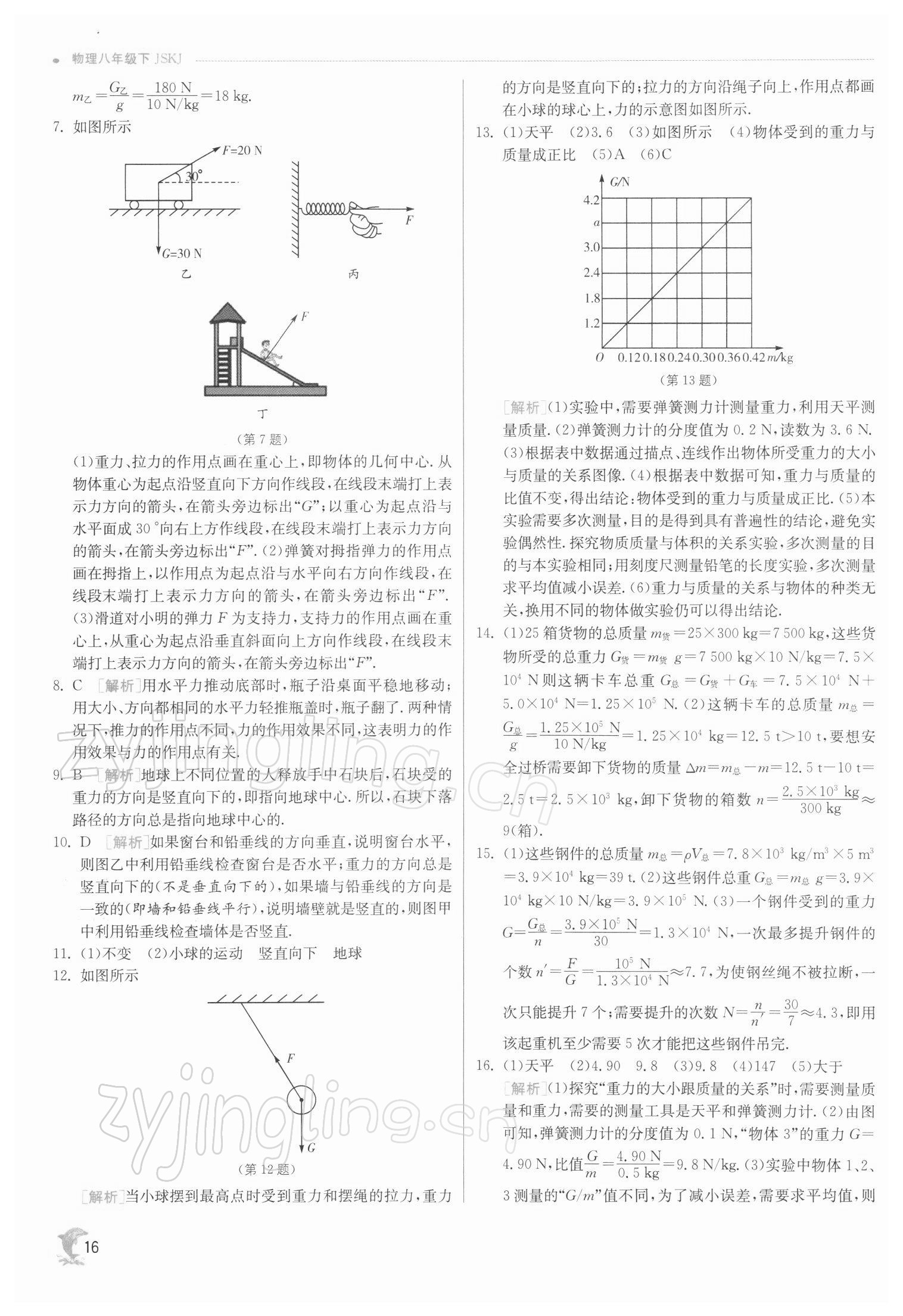 2022年实验班提优训练八年级物理下册苏科版江苏专版 第16页