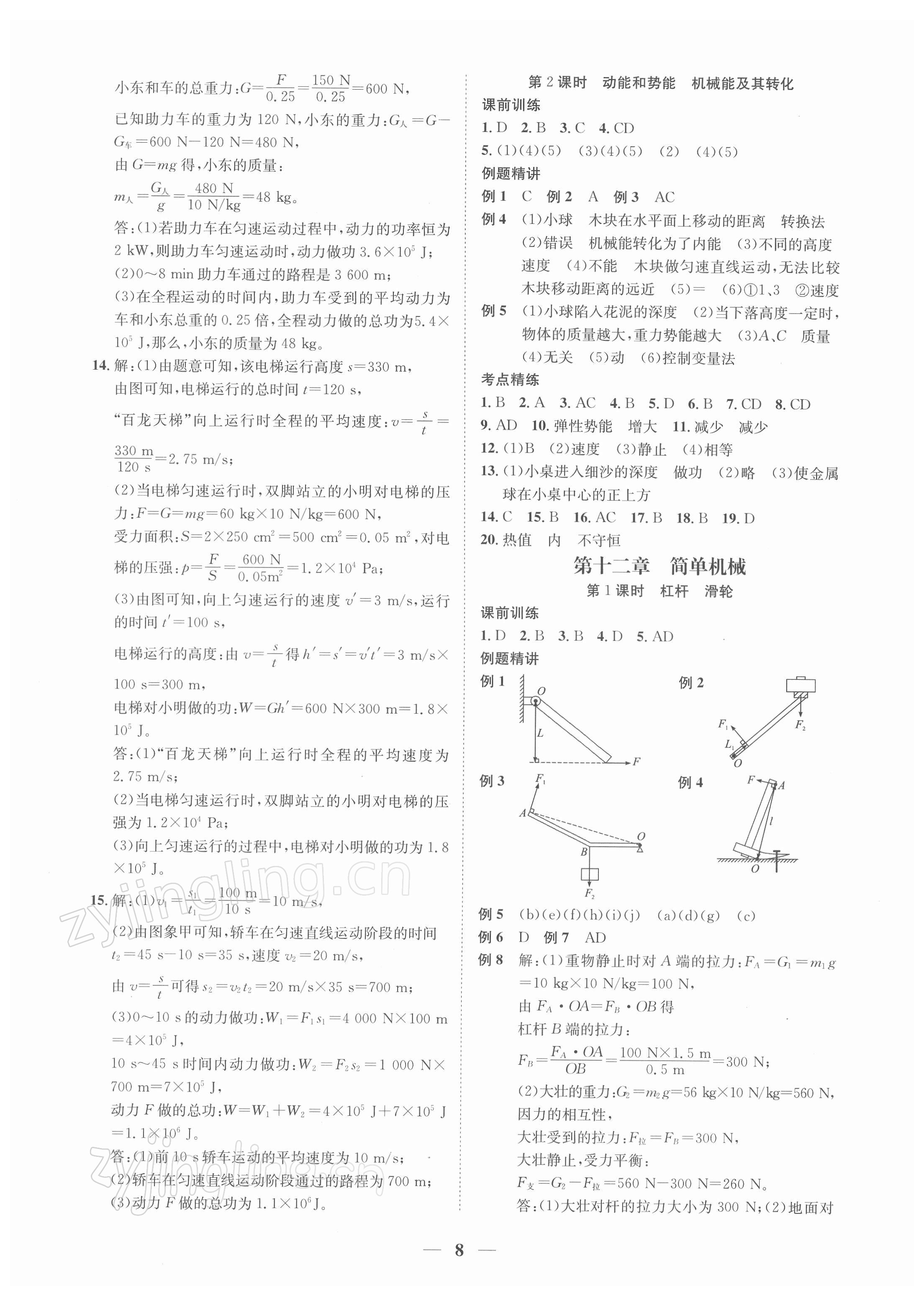 2022年直擊中考物理深圳專版 第8頁