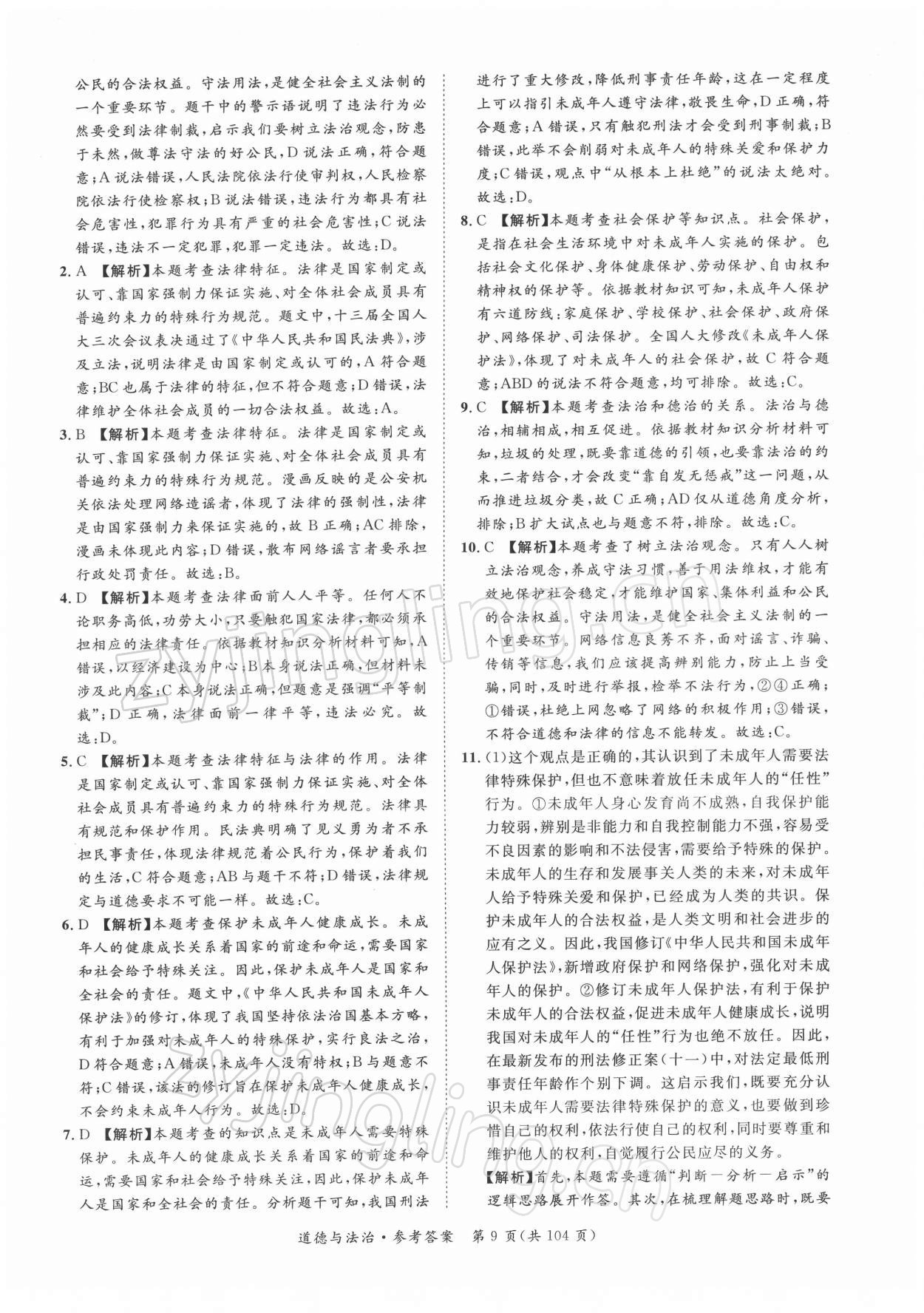 2022年名師金典直擊中考道德與法治深圳專(zhuān)版 第9頁(yè)