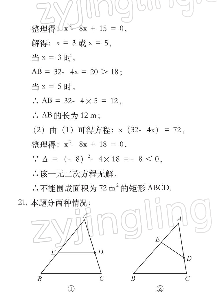 2022年七彩假日快乐假期寒假作业九年级合订本 参考答案第12页