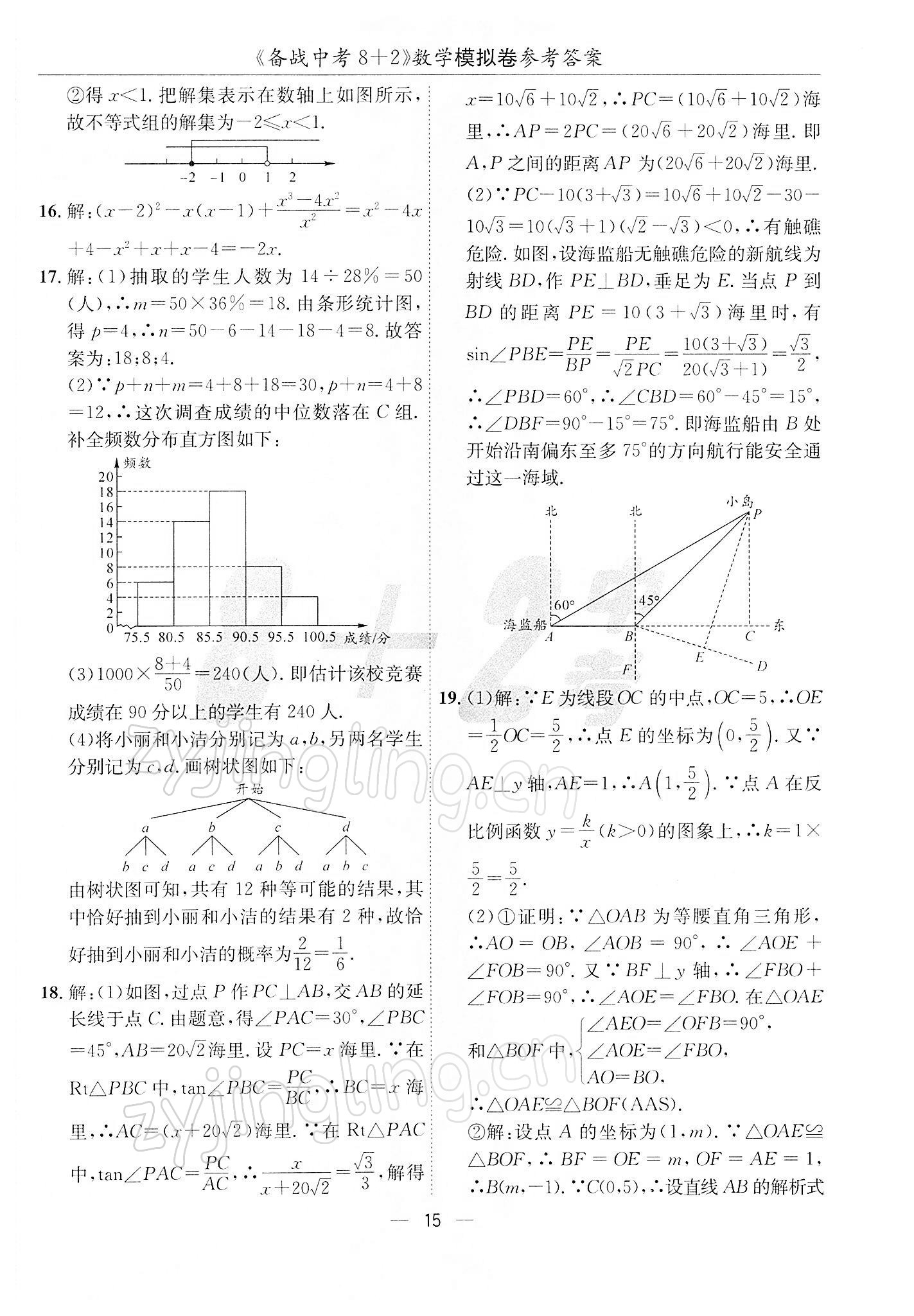 2022年備戰(zhàn)中考8加2數(shù)學(xué)中考成都專版 第15頁