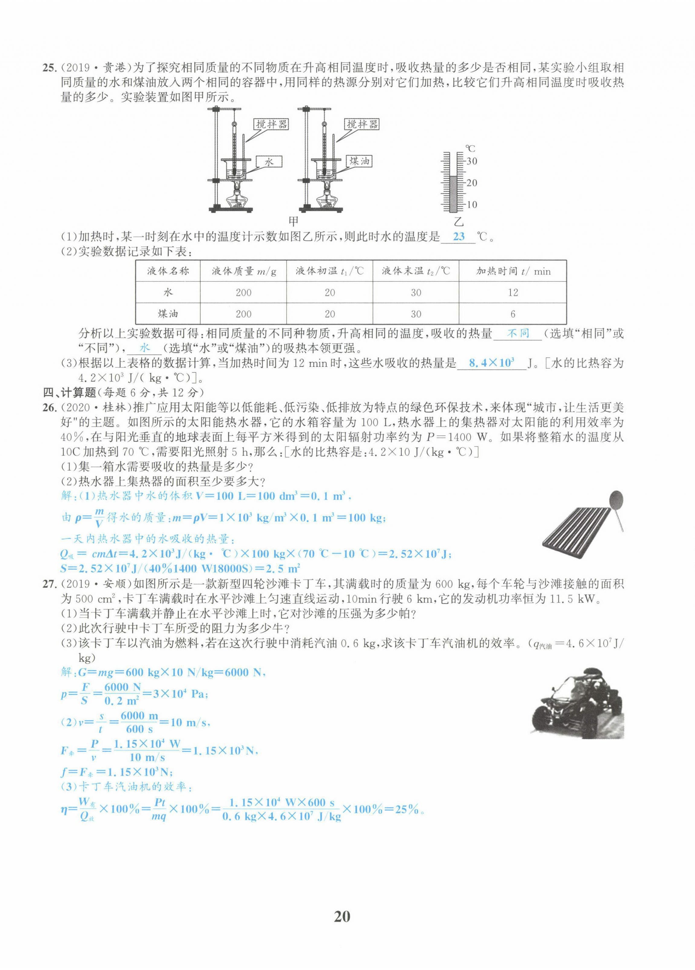2022年中考1號物理 第20頁