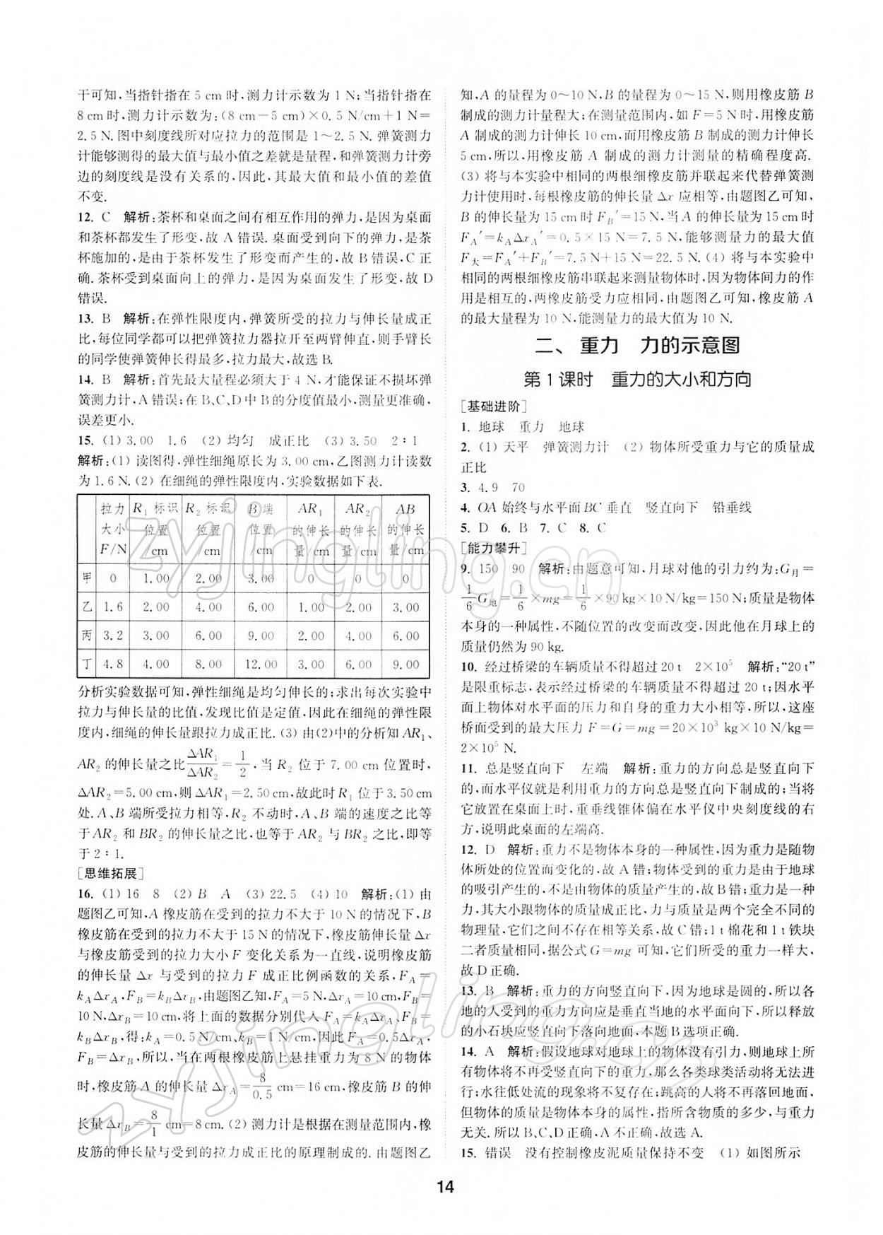 2022年拔尖特訓八年級物理下冊蘇科版 第14頁