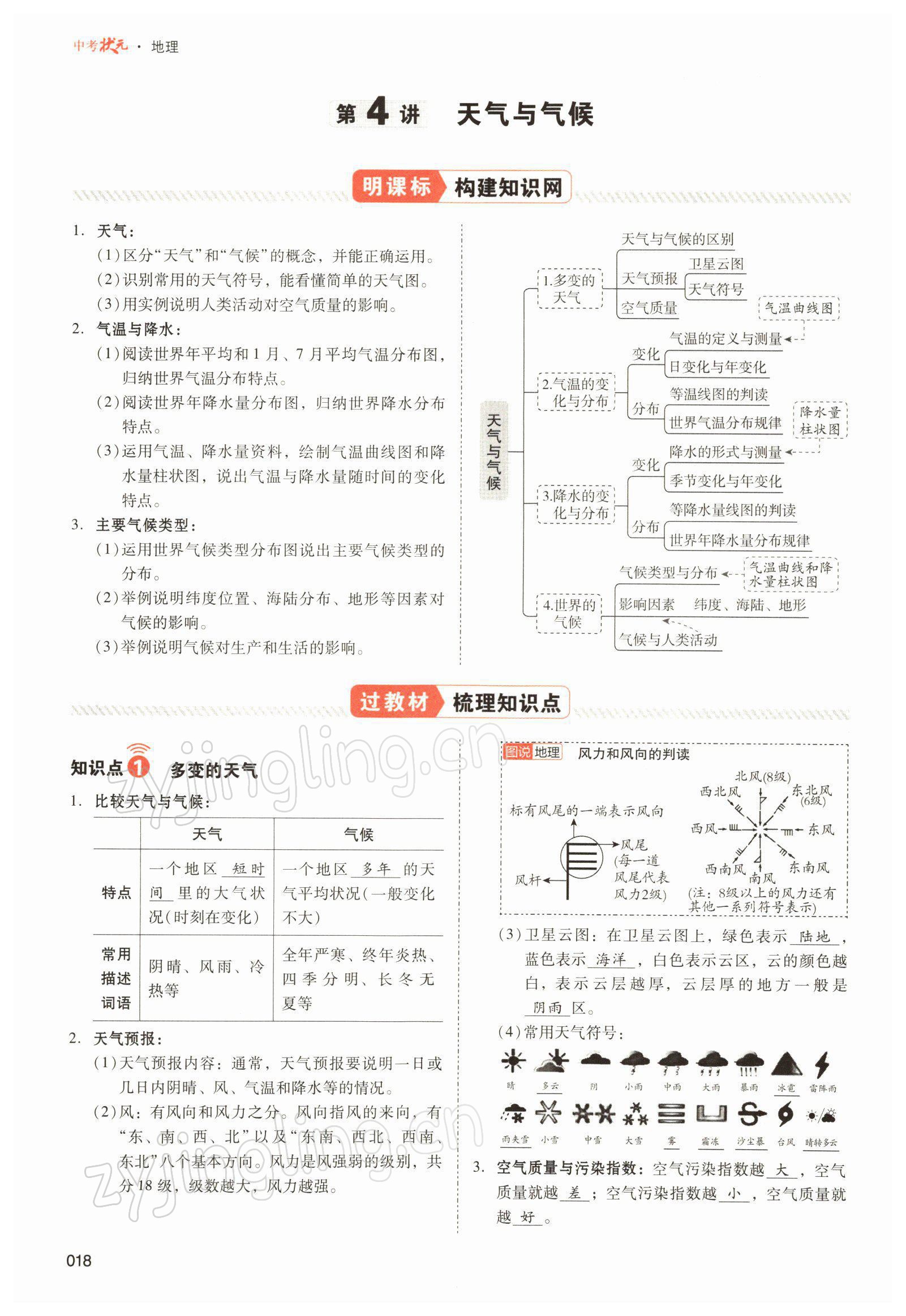 2022年中考狀元地理 參考答案第18頁