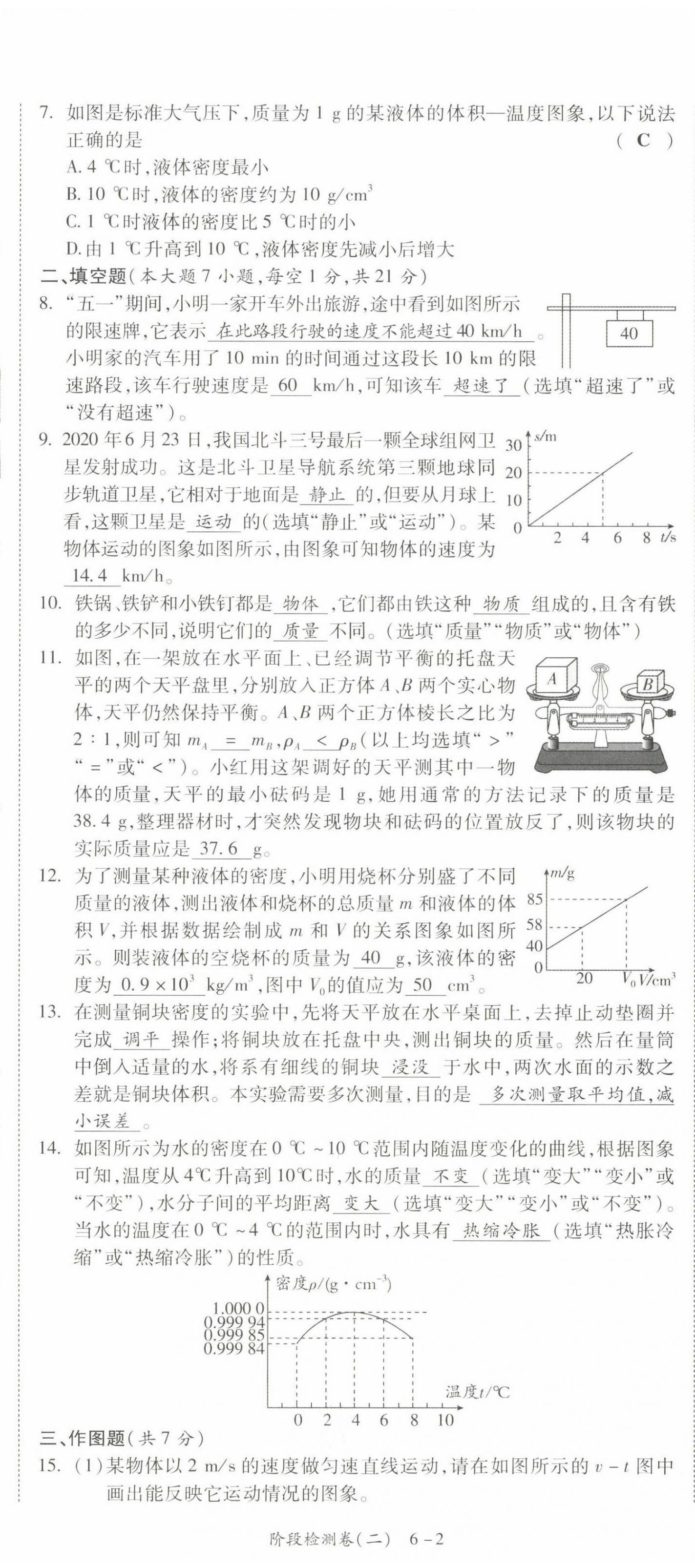 2022年中考狀元物理 參考答案第23頁