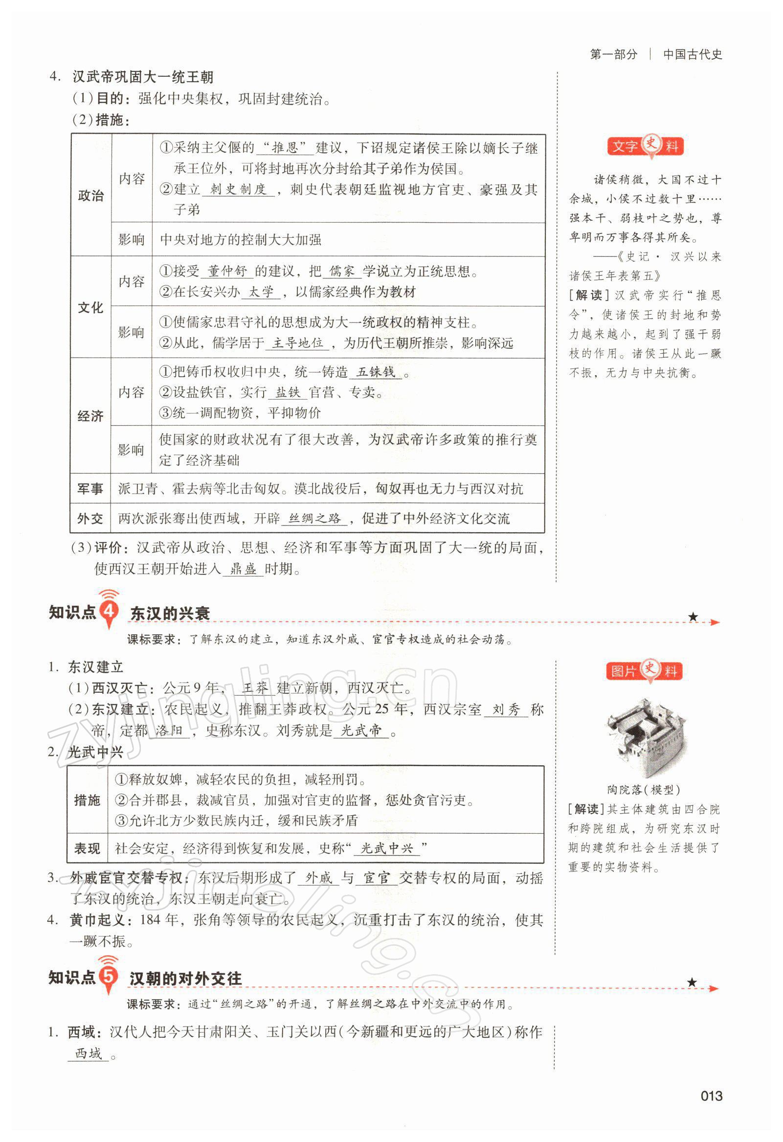 2022年中考狀元?dú)v史 參考答案第35頁(yè)