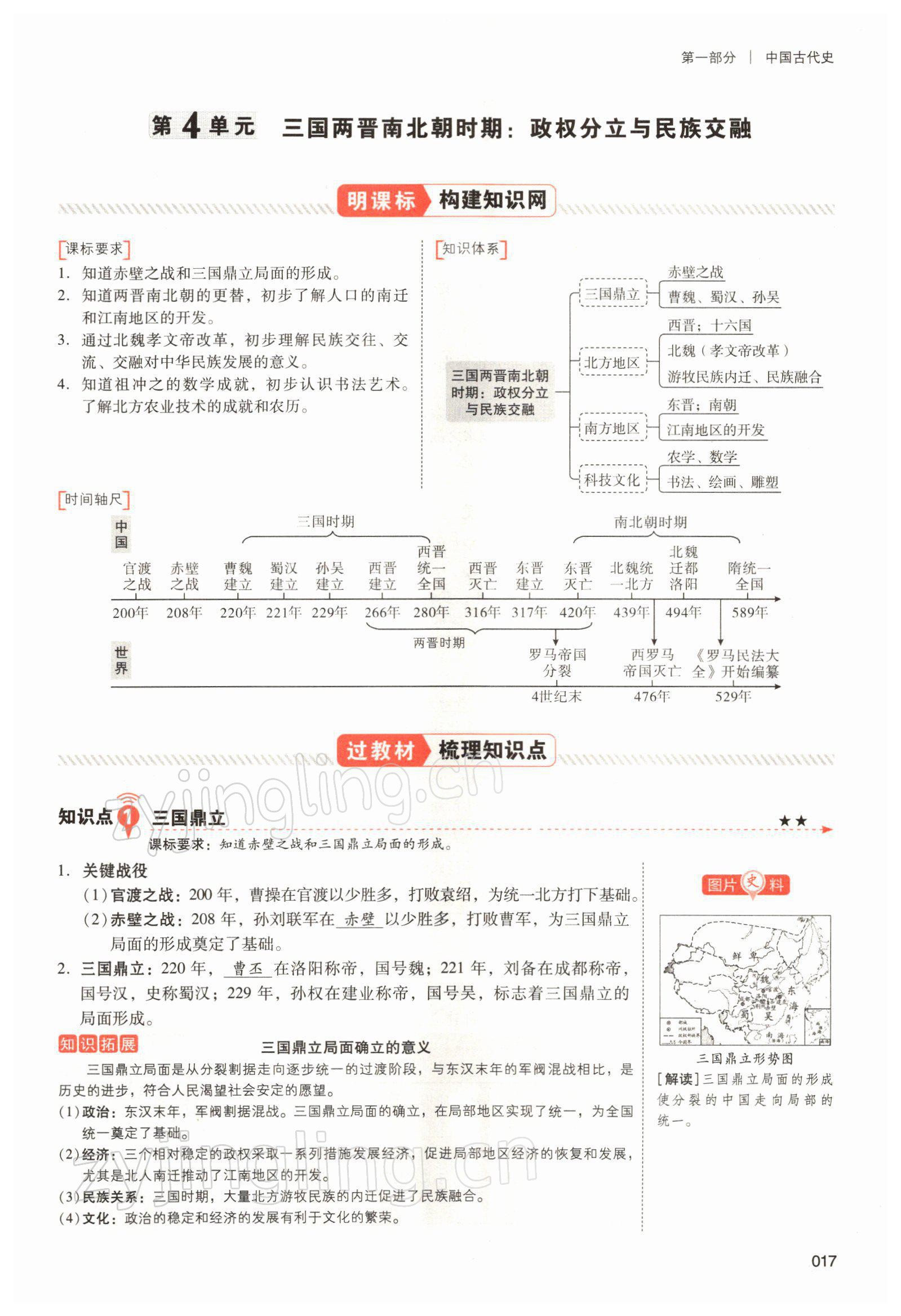 2022年中考狀元?dú)v史 參考答案第47頁