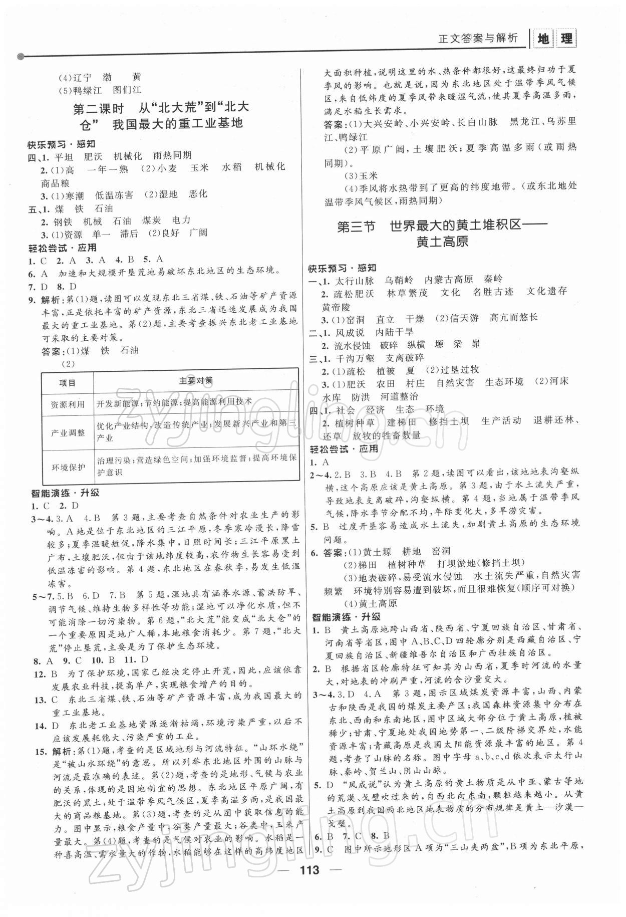 2022年新課程自主學(xué)習(xí)與測(cè)評(píng)八年級(jí)地理下冊(cè)人教版 第3頁