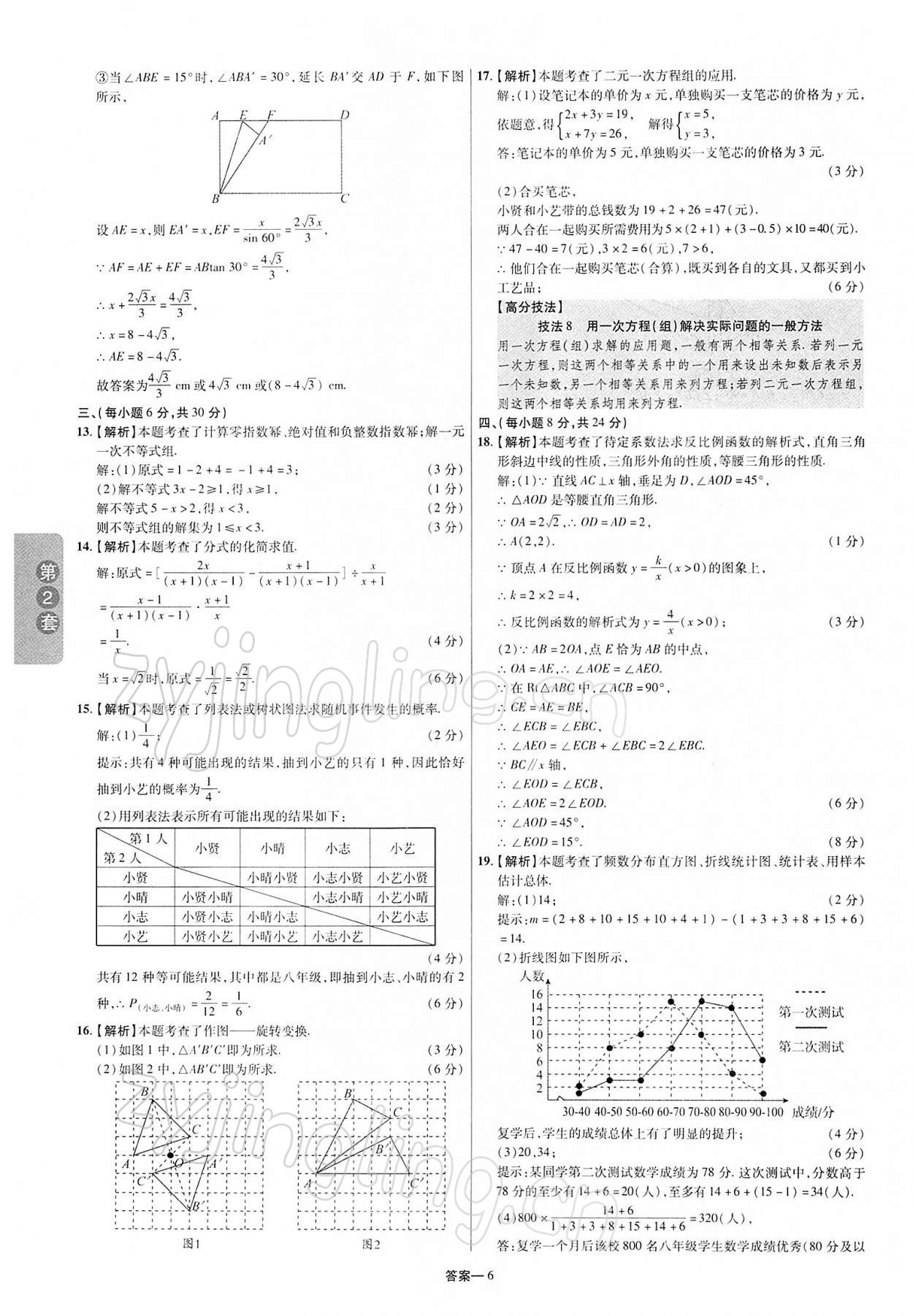 2022年領(lǐng)揚(yáng)中考卷數(shù)學(xué)江西專版 第6頁(yè)