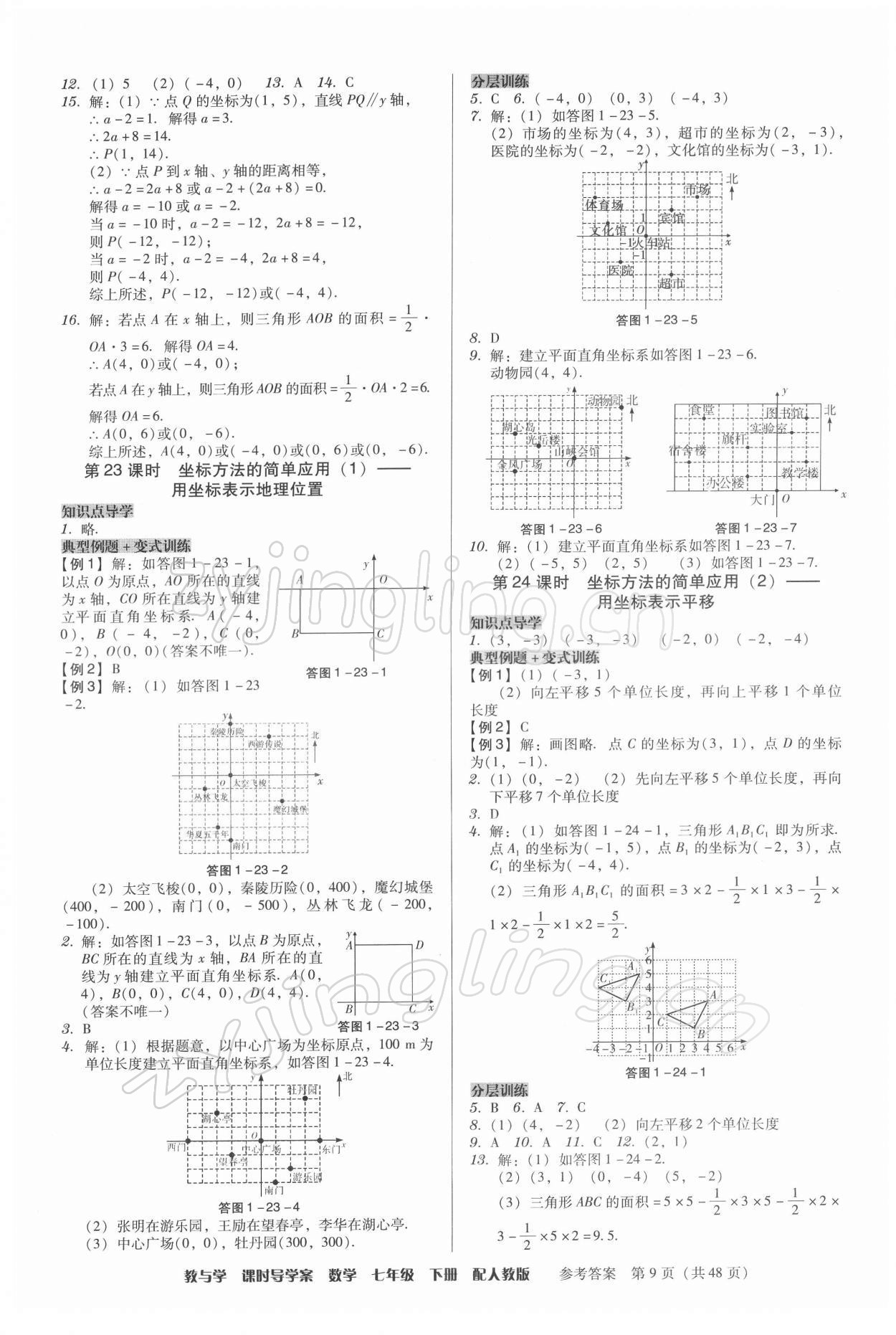 2022年教與學(xué)課時導(dǎo)學(xué)案七年級數(shù)學(xué)下冊人教版廣東專版 第9頁