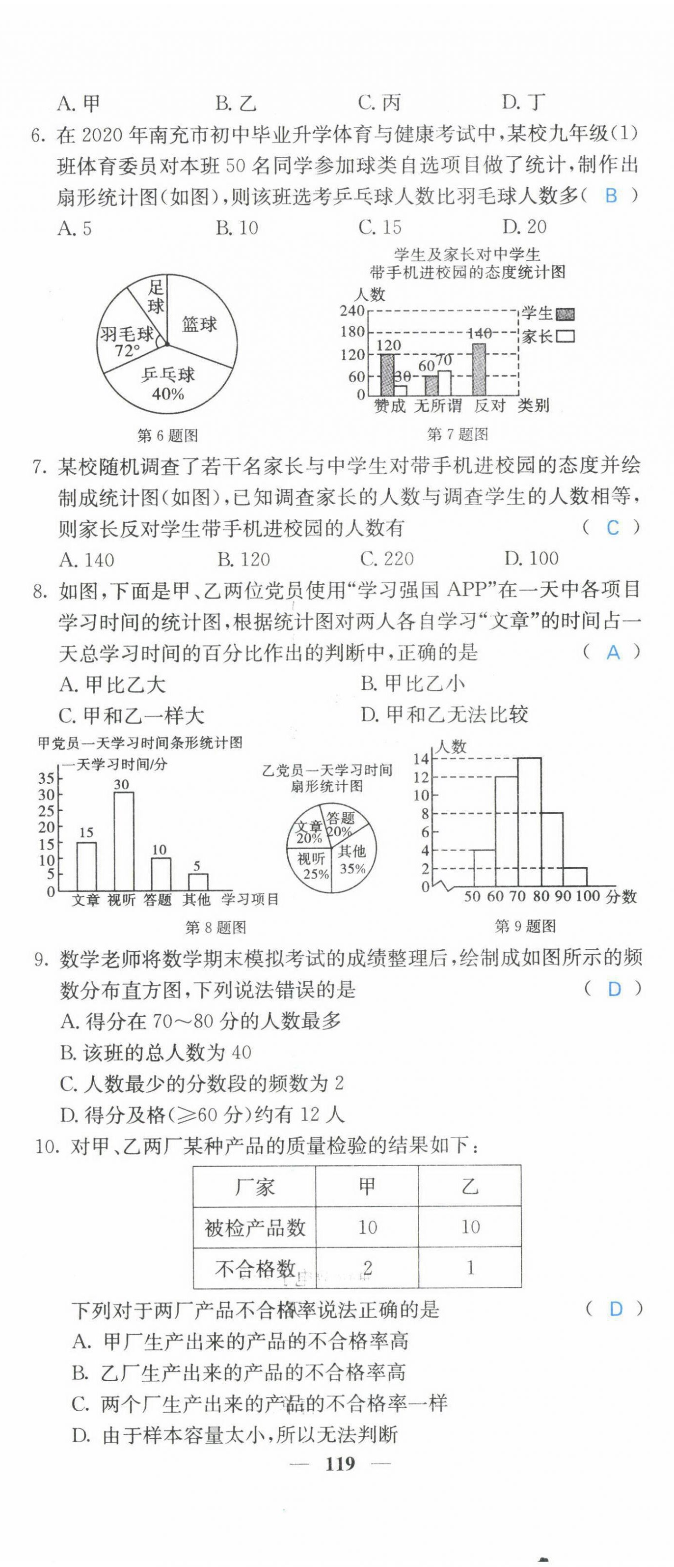 2022年课堂点睛九年级数学下册华师大版 第20页