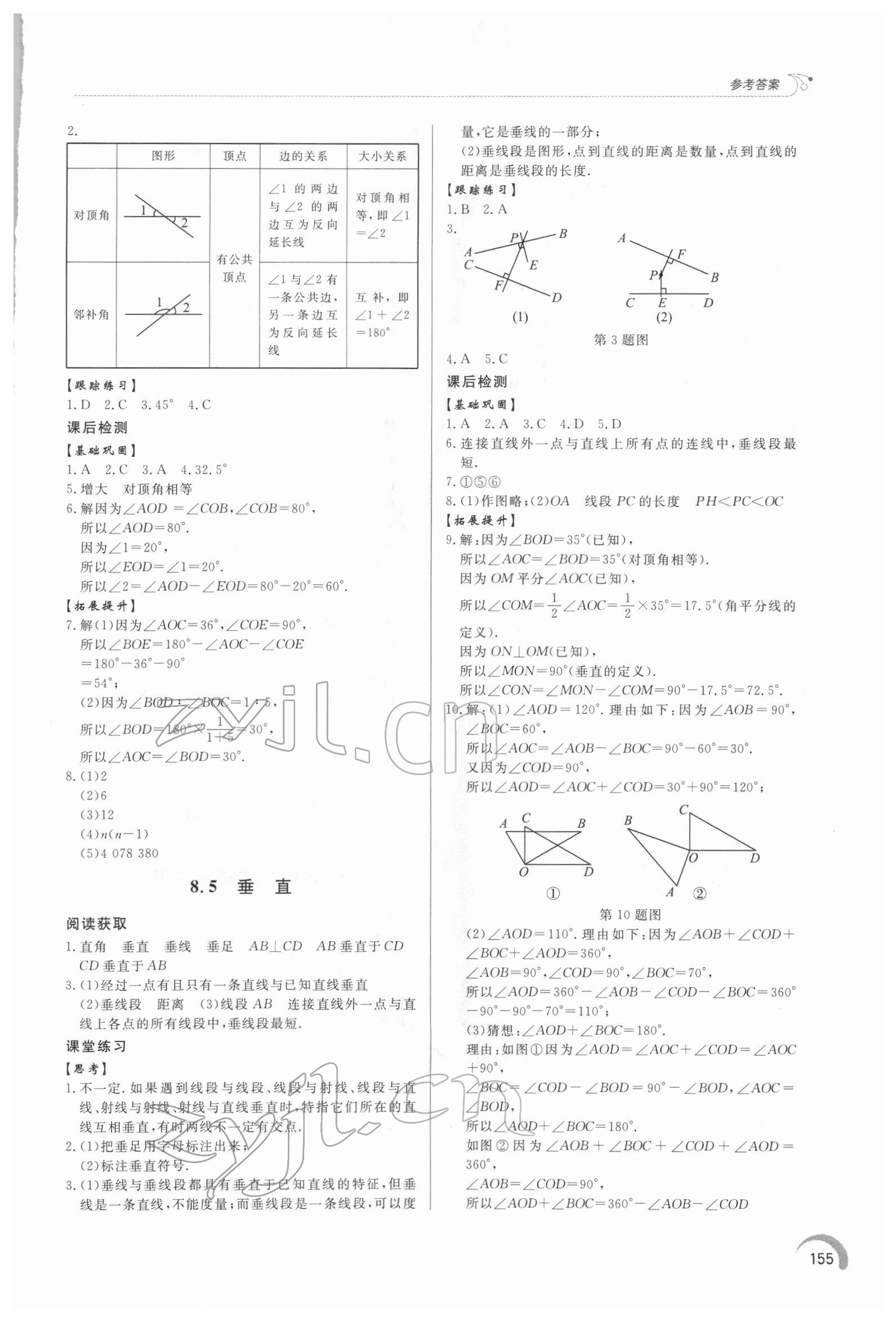 2022年同步練習(xí)冊泰山出版社七年級(jí)數(shù)學(xué)下冊青島版 第3頁