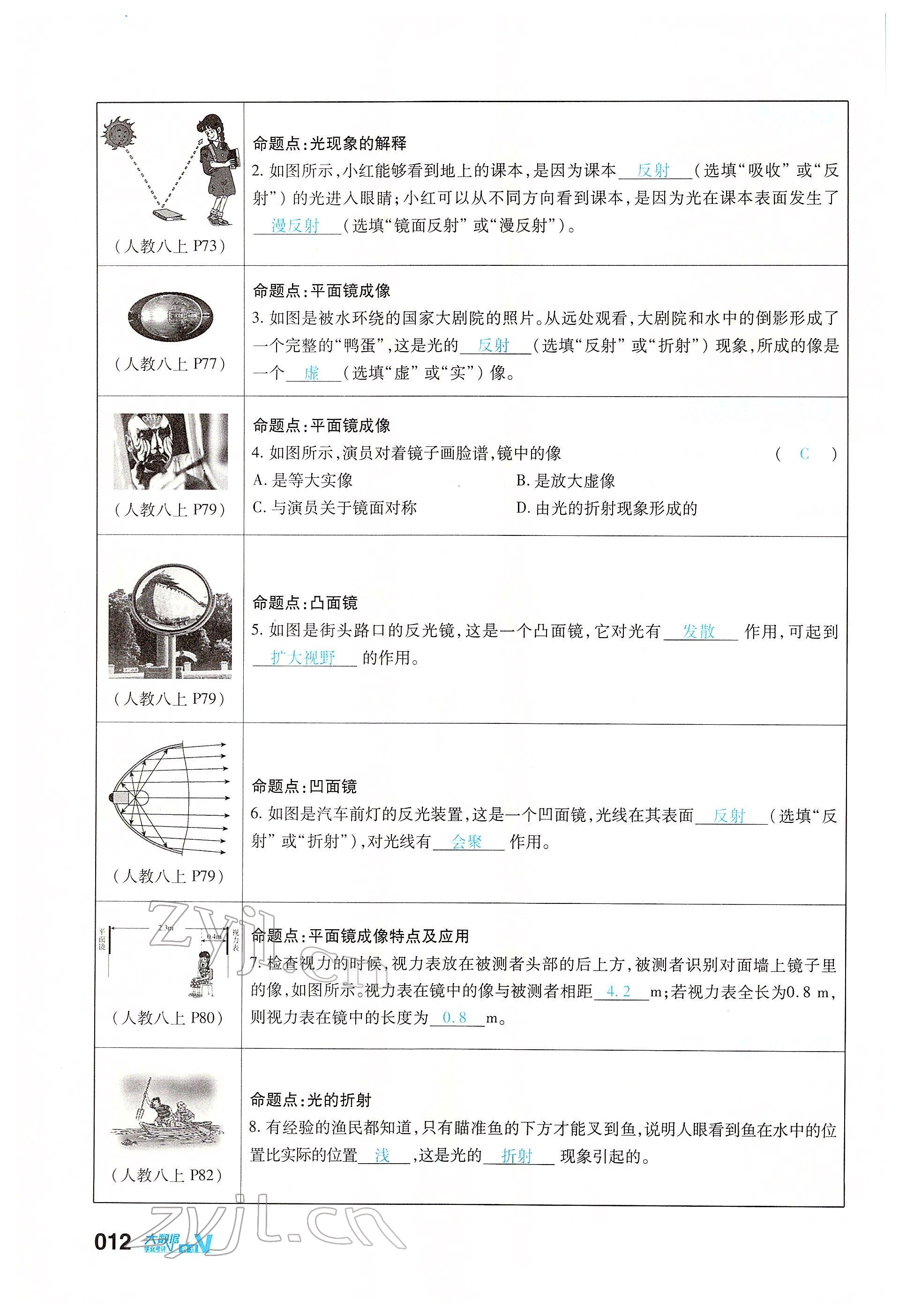 2022年大數(shù)據(jù)學(xué)業(yè)考評物理 參考答案第33頁