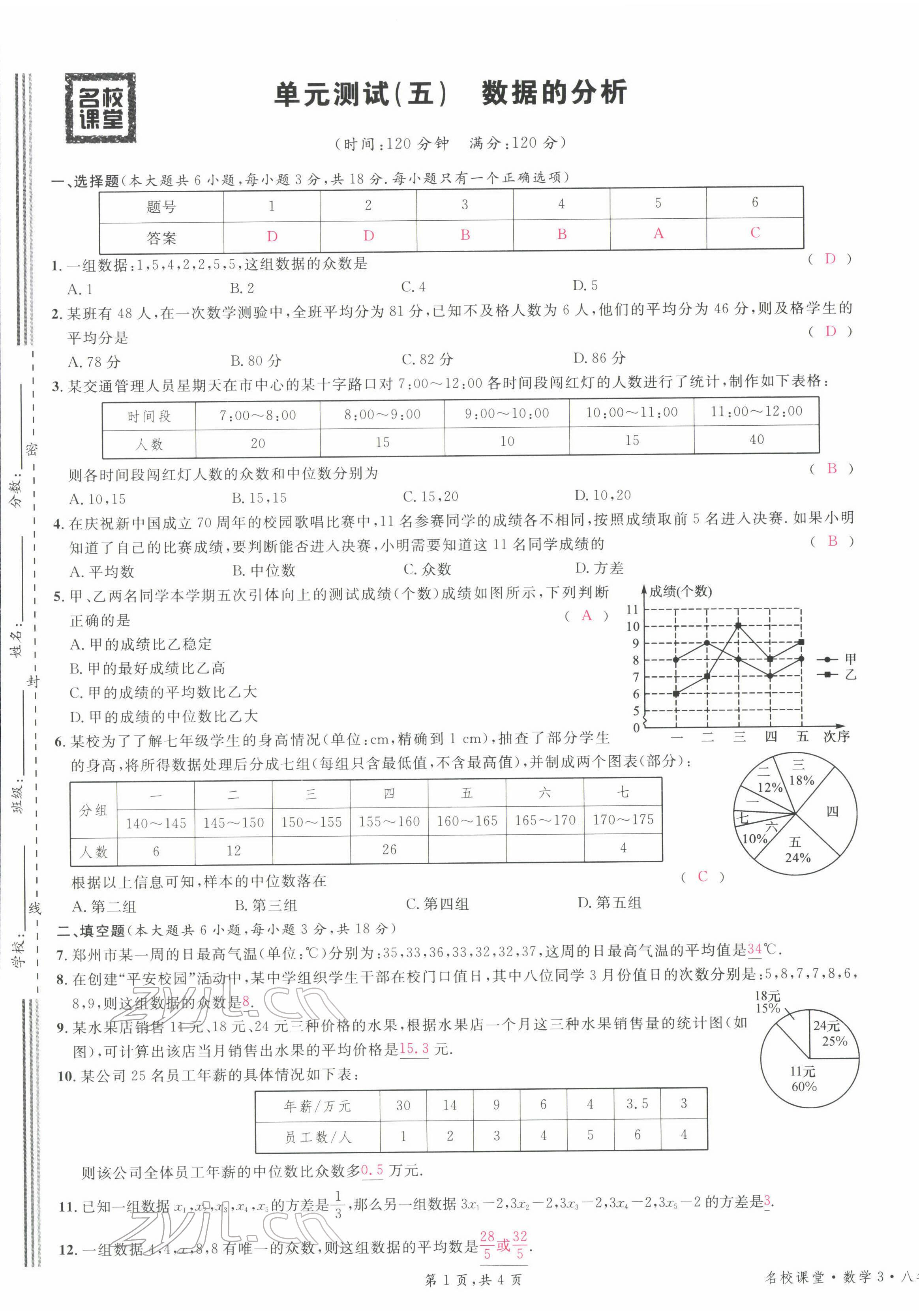 2022年名校課堂八年級數(shù)學(xué)下冊人教版江西專版 第21頁