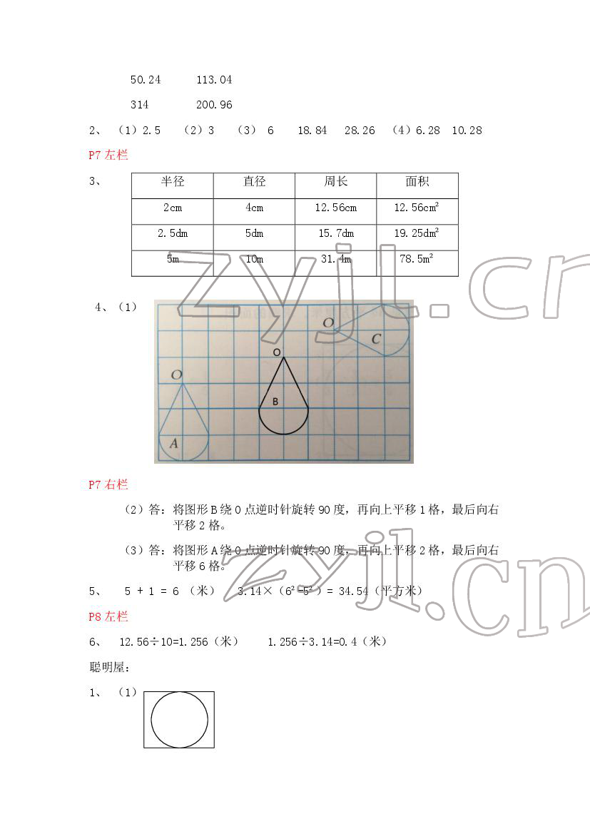 2022年寒假作业六年级数学北师大版安徽少年儿童出版社 第4页