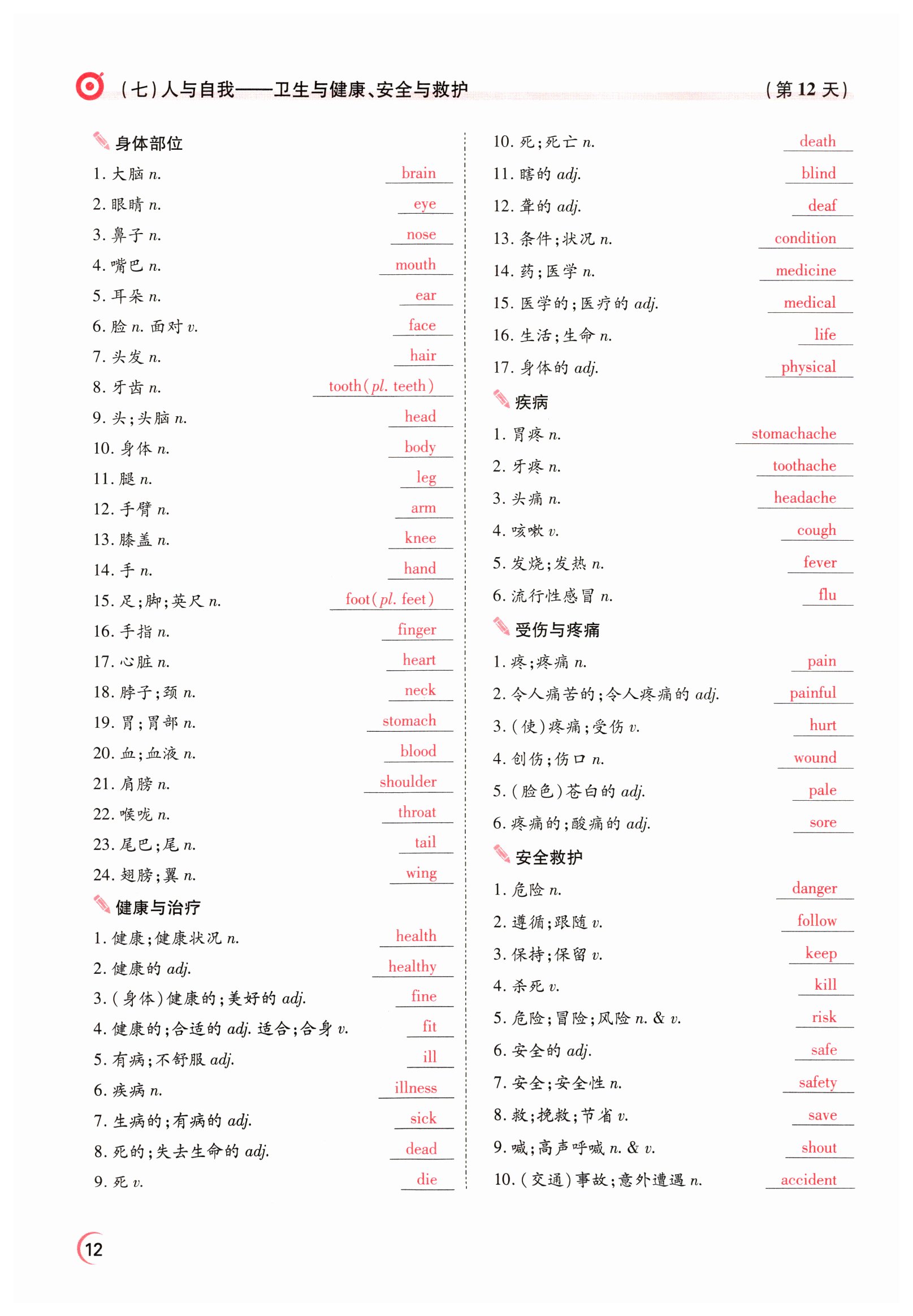 2022年晉一中考精準提分英語山西專版 參考答案第40頁