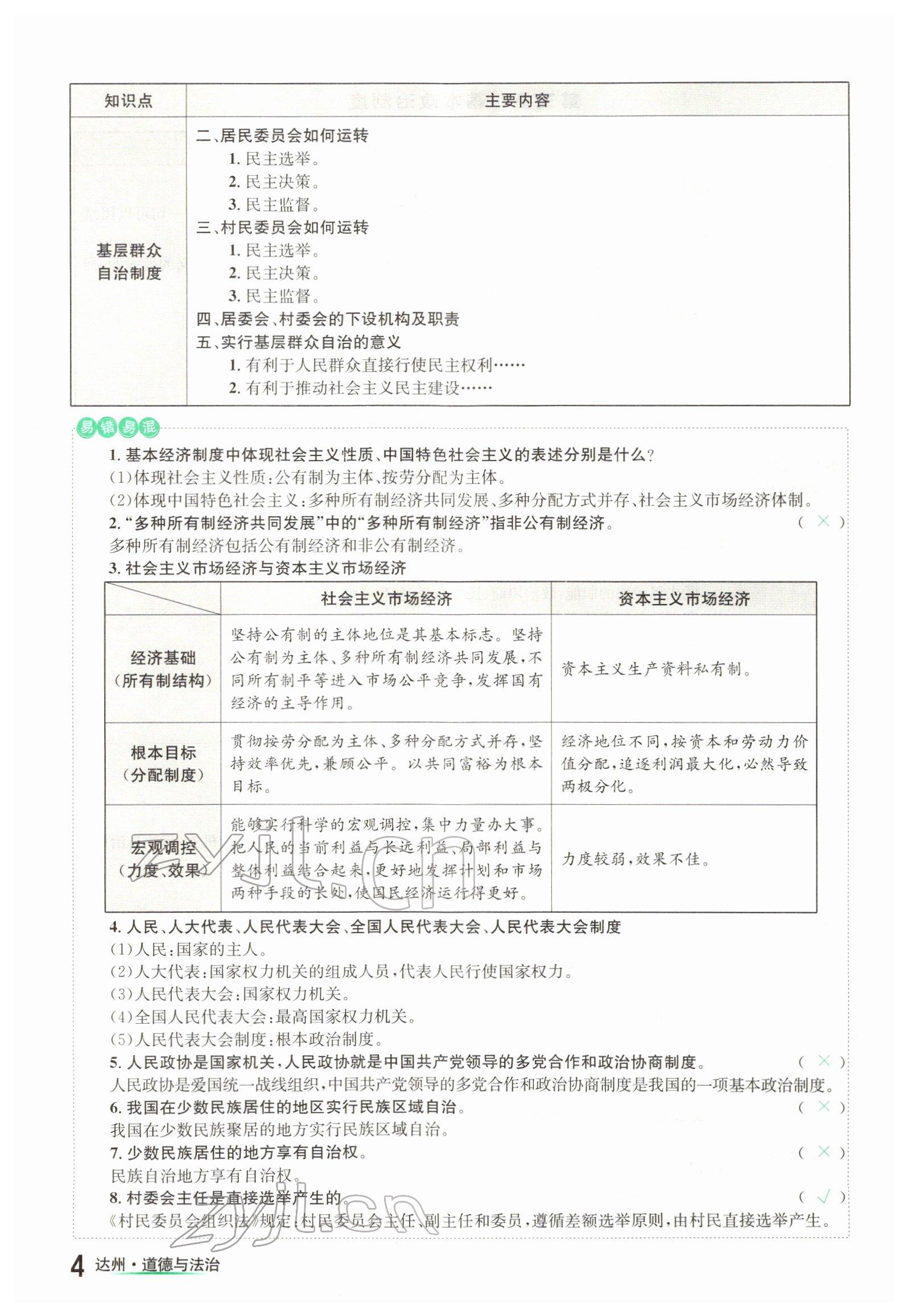 2022年國(guó)華考試中考總動(dòng)員道德與法治達(dá)州專版 參考答案第4頁(yè)