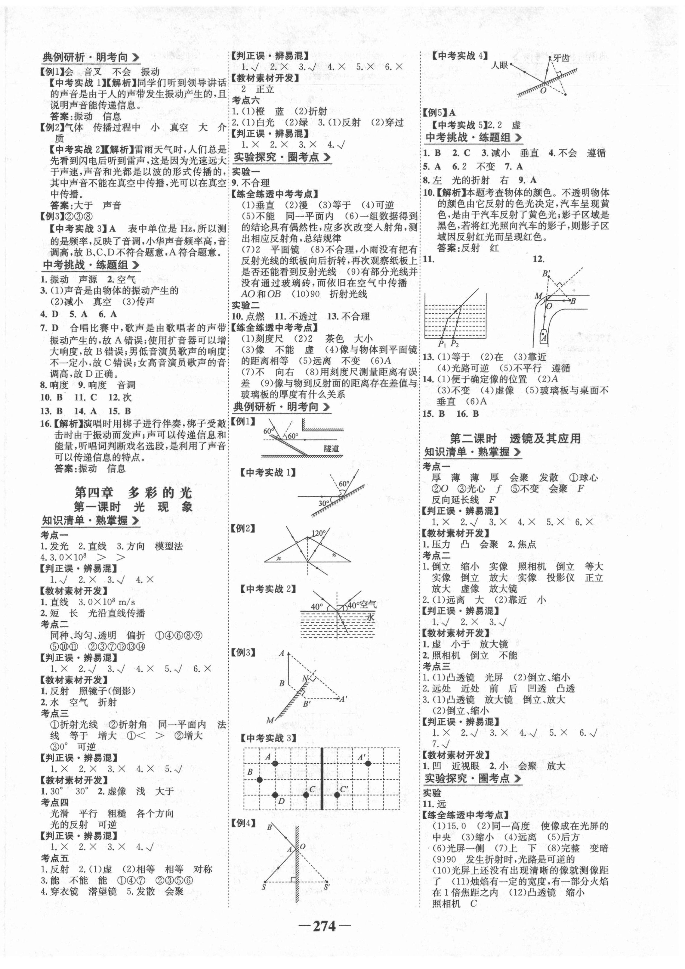 2022年世紀(jì)金榜初中全程復(fù)習(xí)方略物理滬科版 第2頁