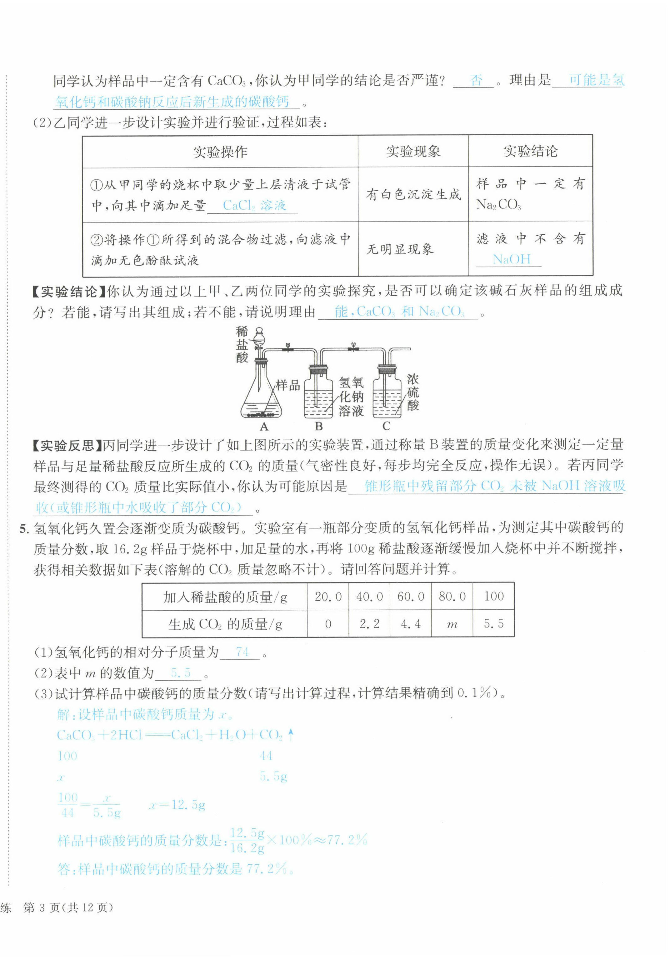 2022年國華考試中考總動員化學(xué)達州專版 第6頁