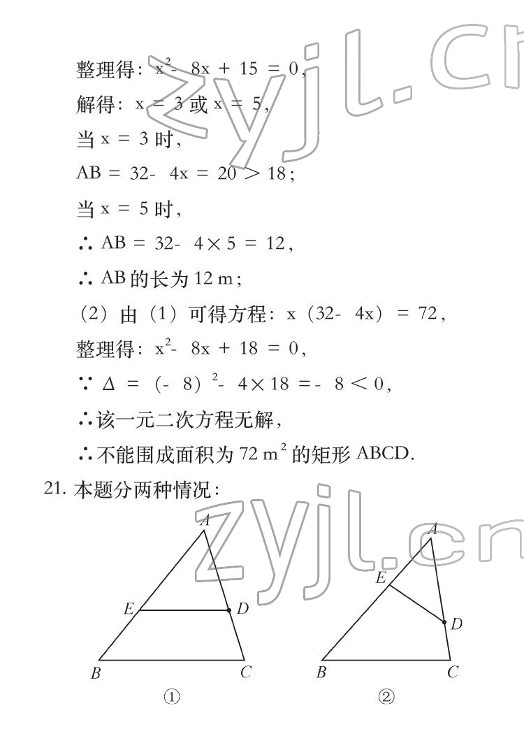 2022年七彩假日寒假生活九年級合訂本景德鎮版 參考答案第12頁