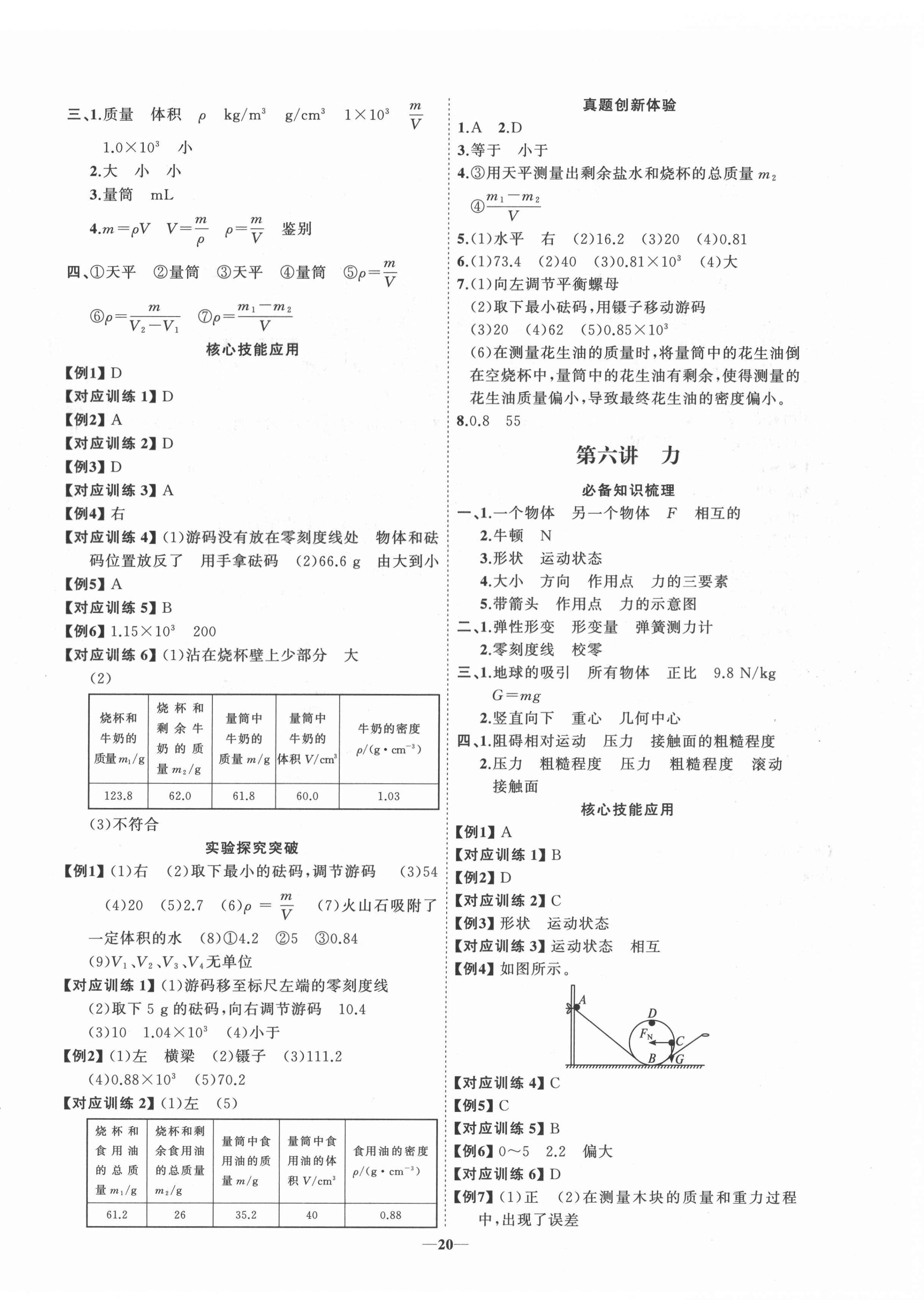 2022年初中總復(fù)習(xí)手冊山東教育出版社物理 第4頁