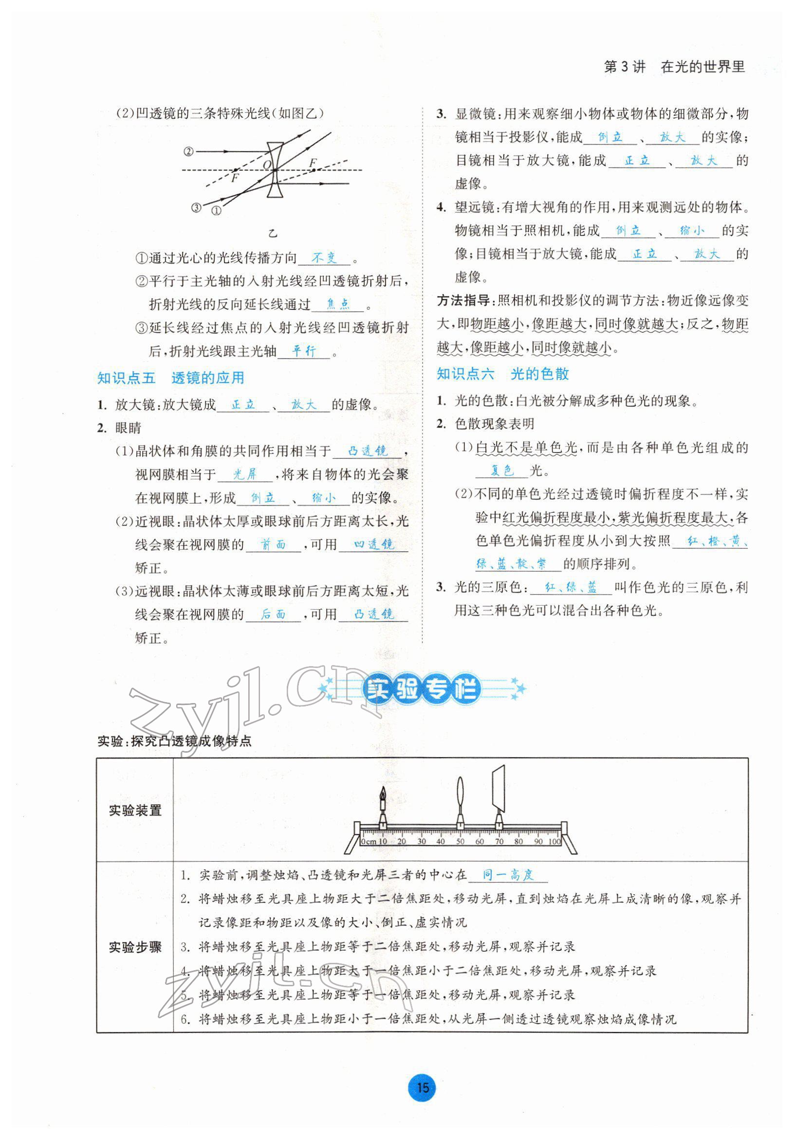 2022年中考6加1物理達州專版 參考答案第15頁