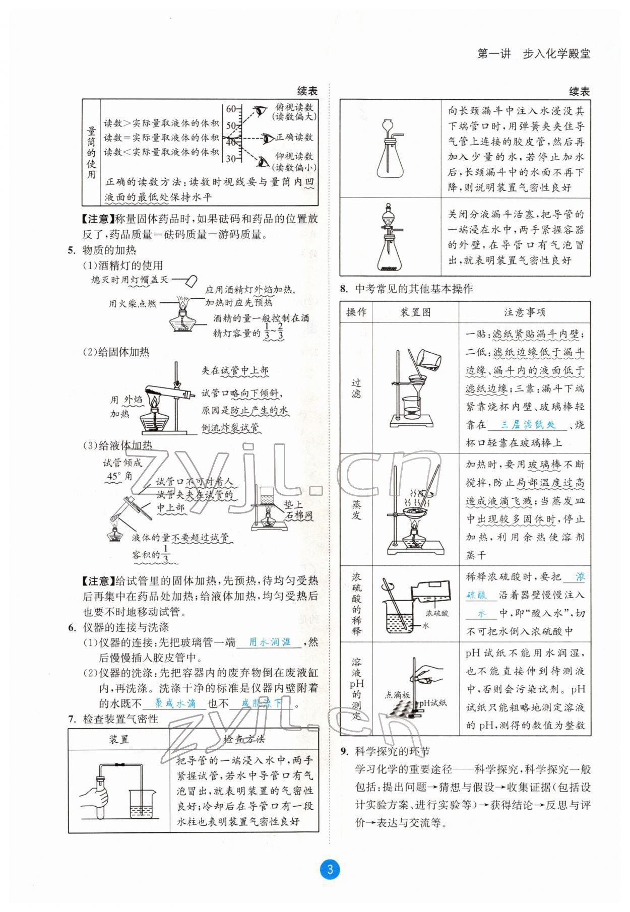 2022年中考6加1化學(xué)魯教版達(dá)州專版 參考答案第3頁