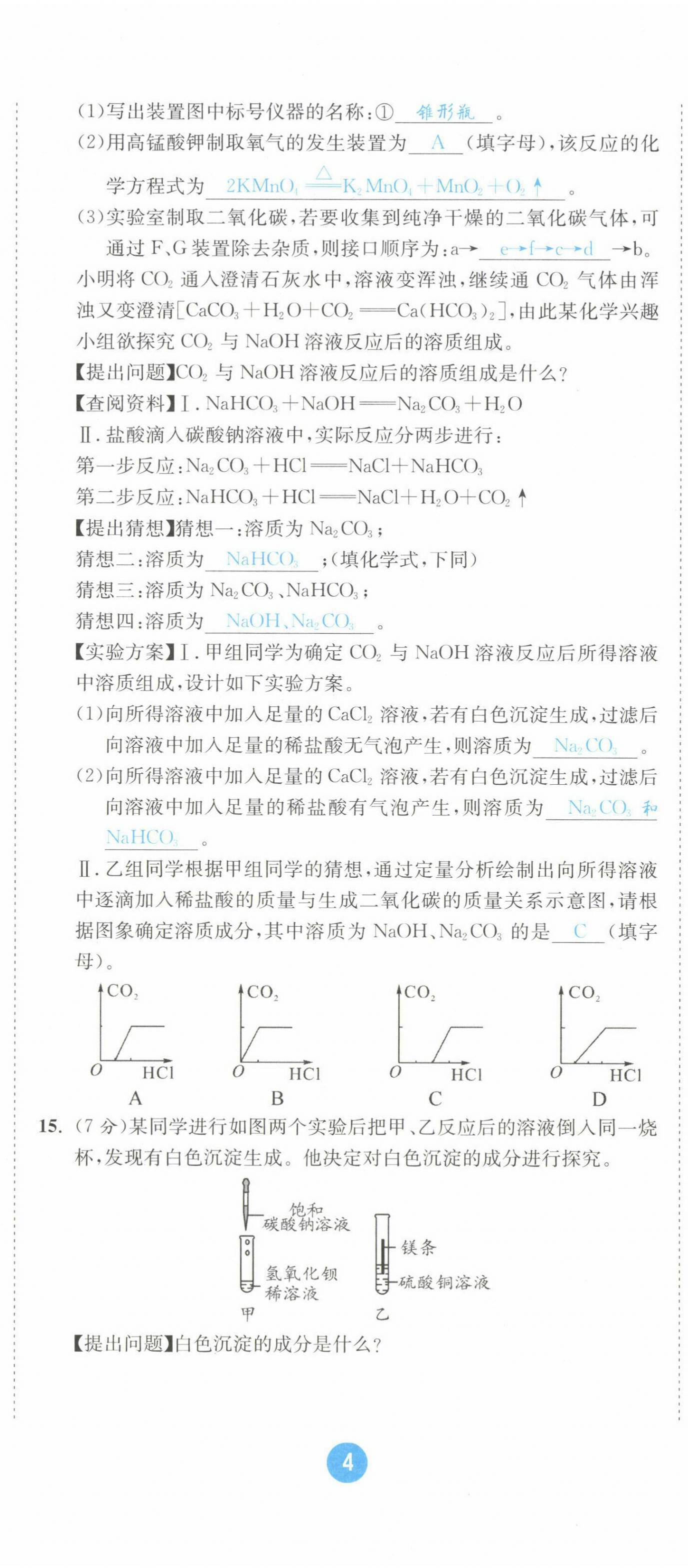 2022年中考6加1化學(xué)魯教版達(dá)州專版 第11頁