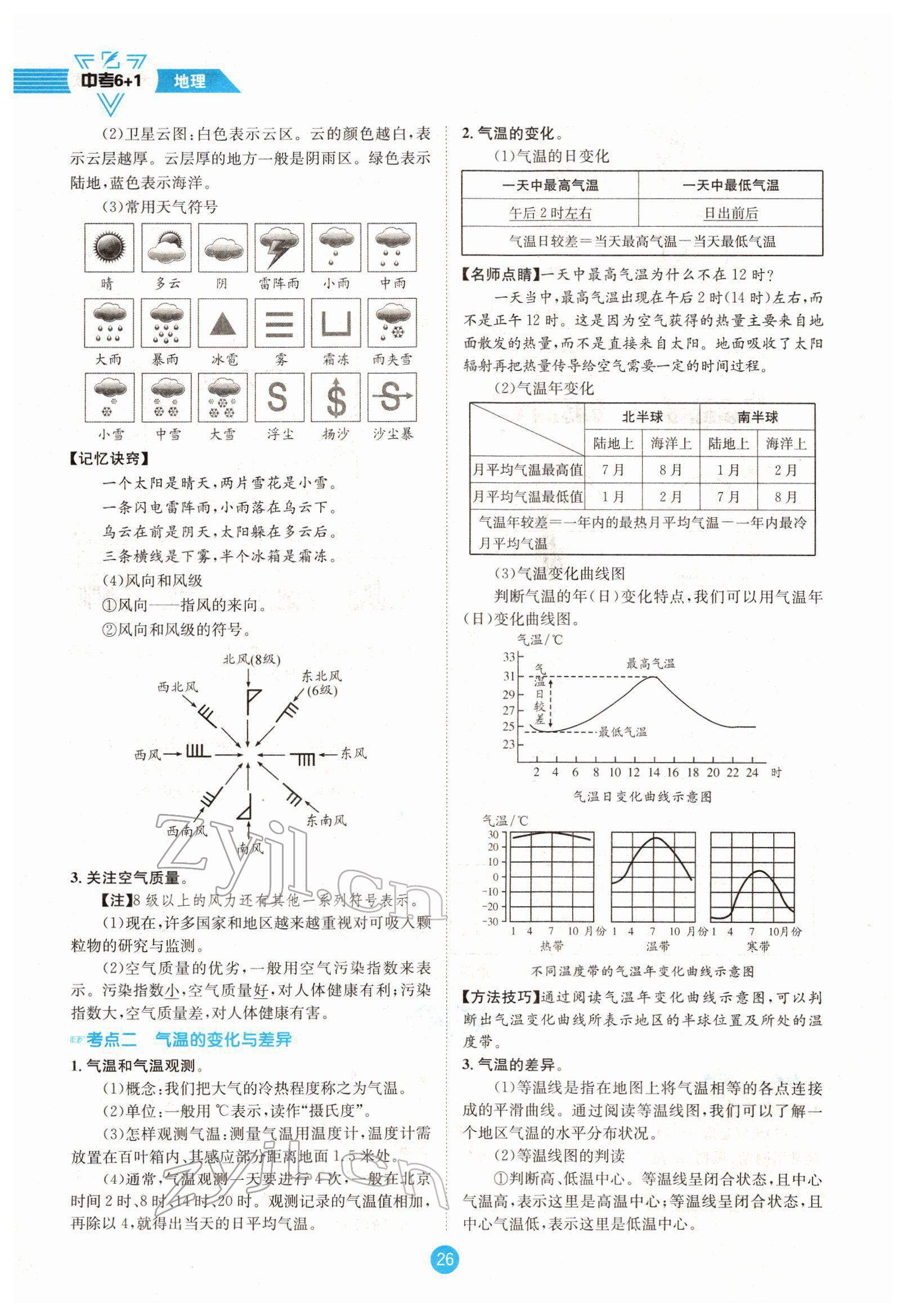 2022年中考6加1地理商務(wù)星球版達(dá)州專版 參考答案第49頁