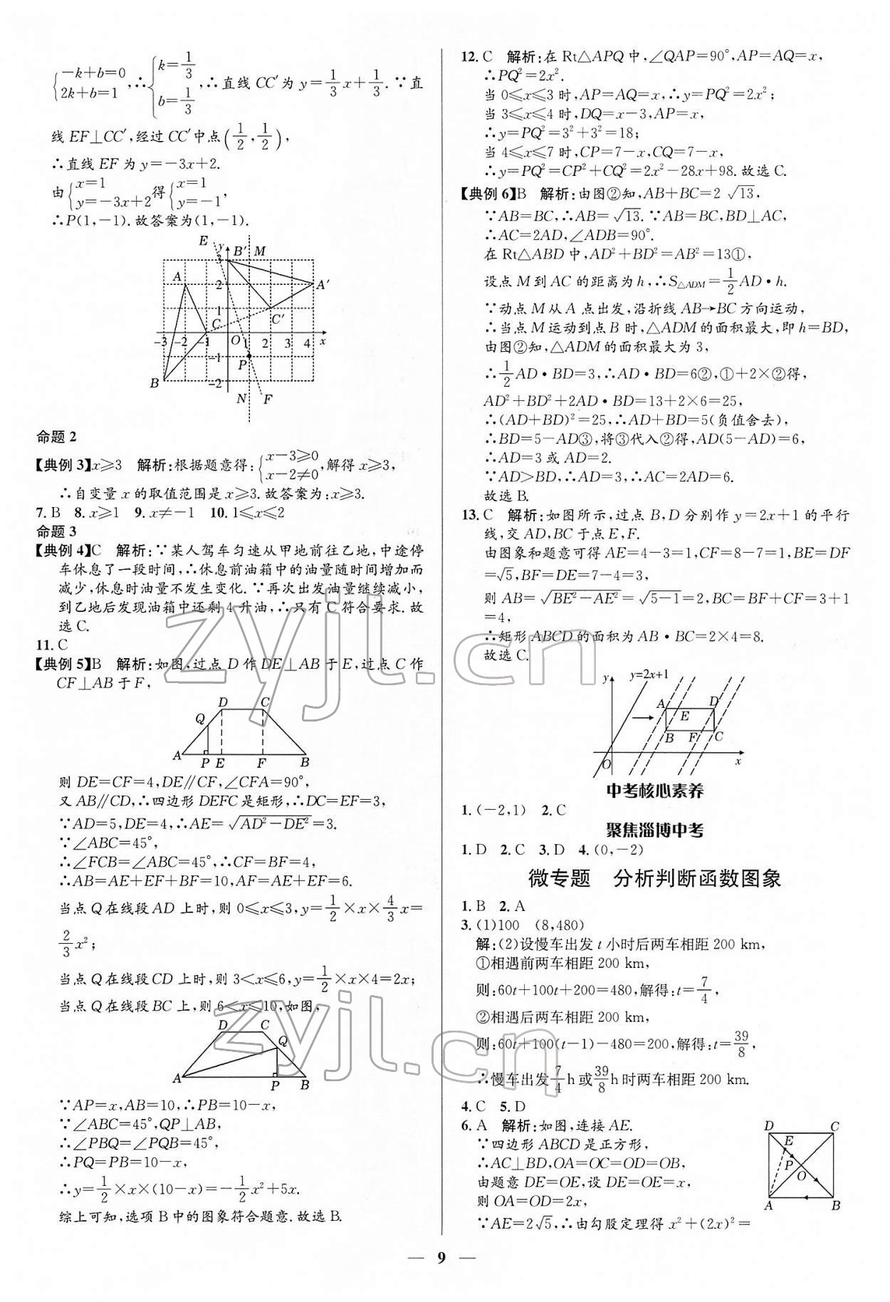 2022年中考對策數學淄博專版 第9頁