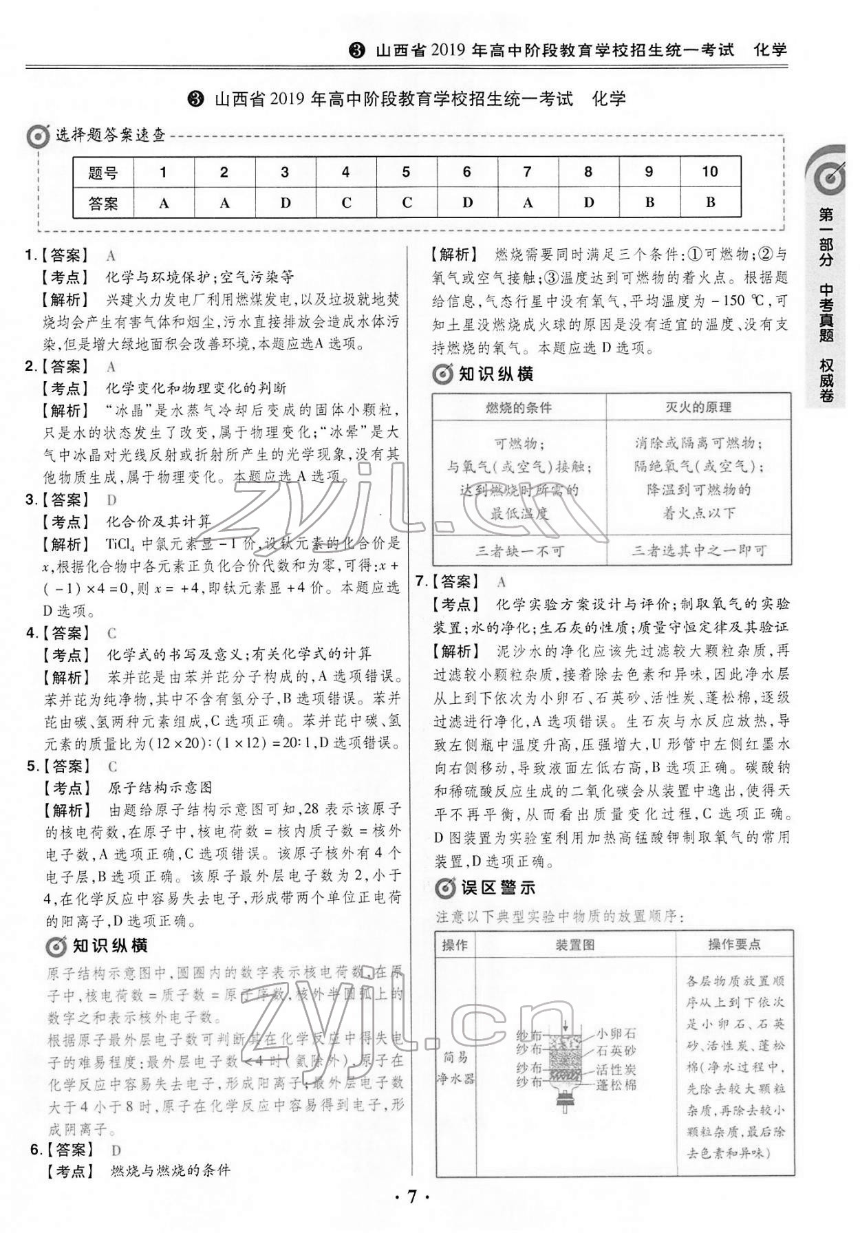 2022年晉一中考模擬試卷精編化學(xué)山西專版&nbsp;第7頁(yè)