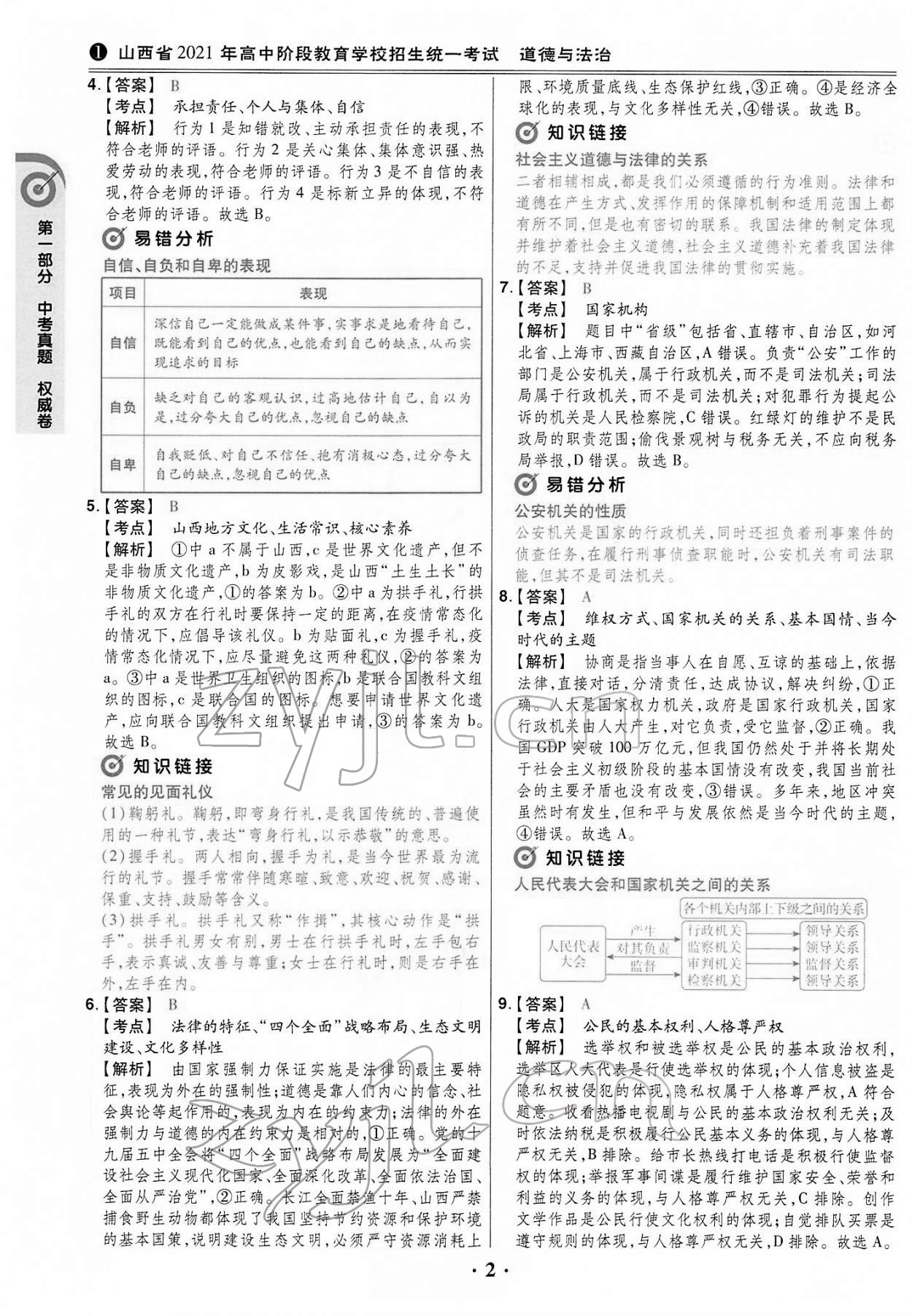 2022年晉一中考山西真題道德與法治 第2頁(yè)