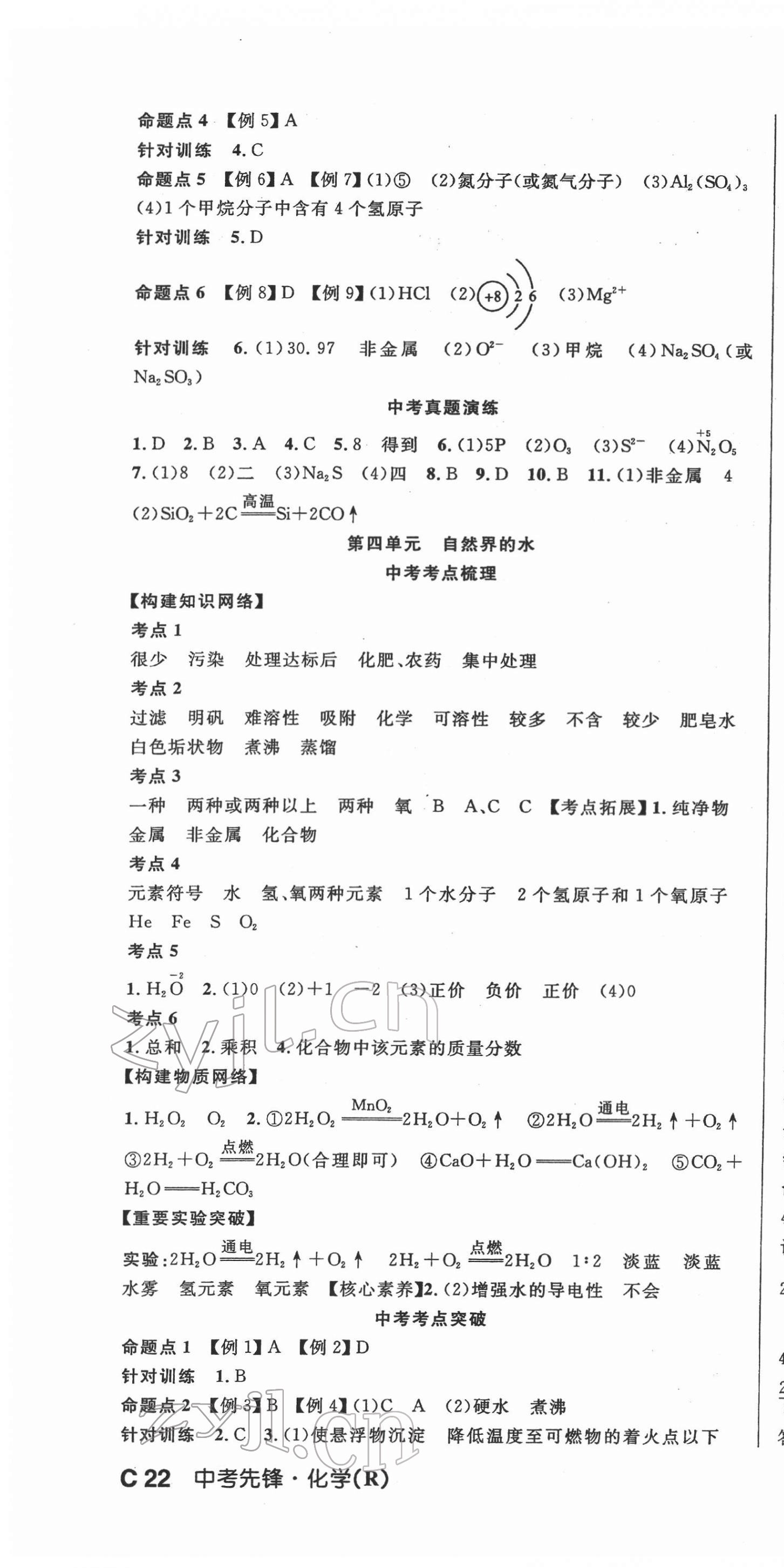 2022年中考先鋒吉林出版集團化學 第4頁