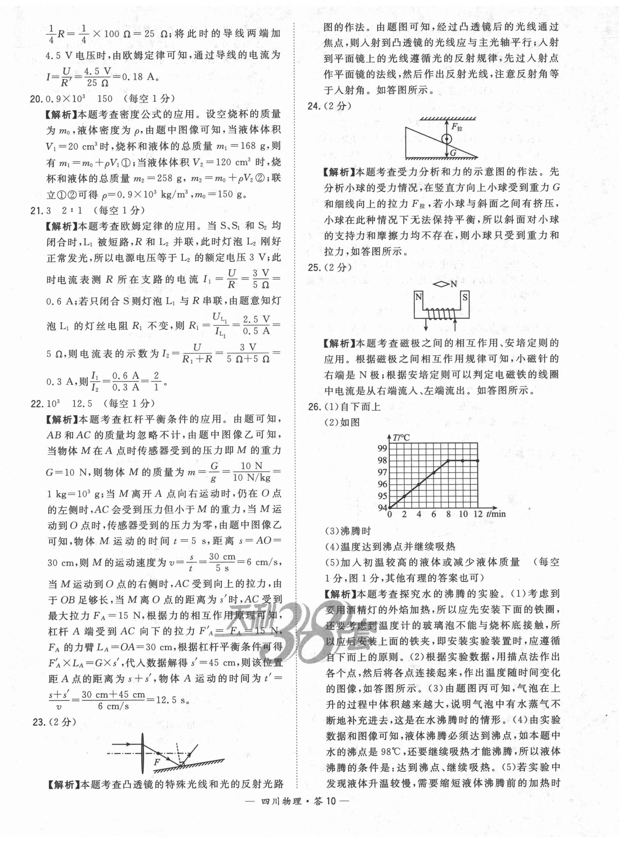 2022年天利38套中考試題精選物理四川專版 第10頁(yè)