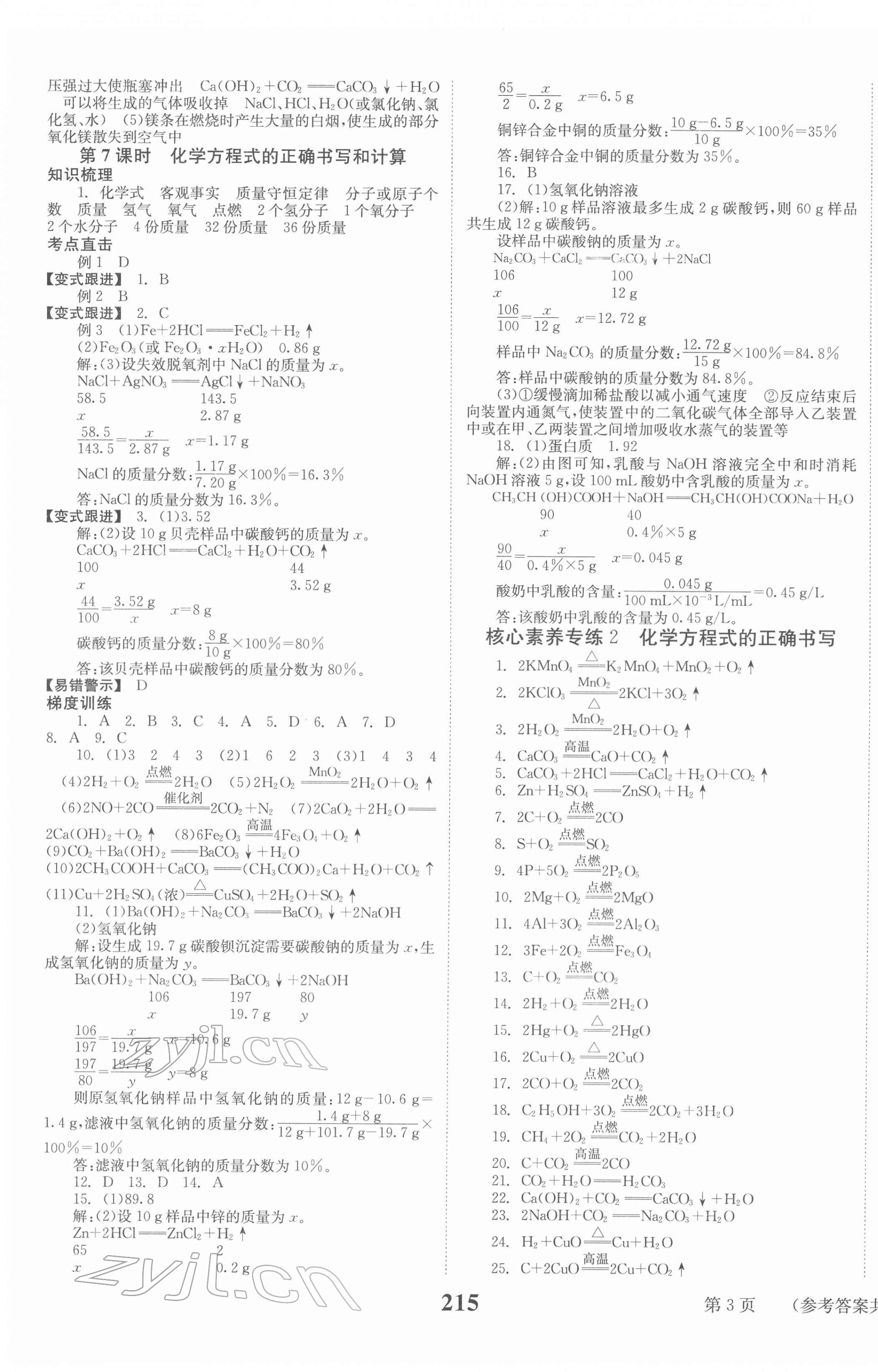 2022年全程奪冠中考突破化學(xué) 第3頁(yè)