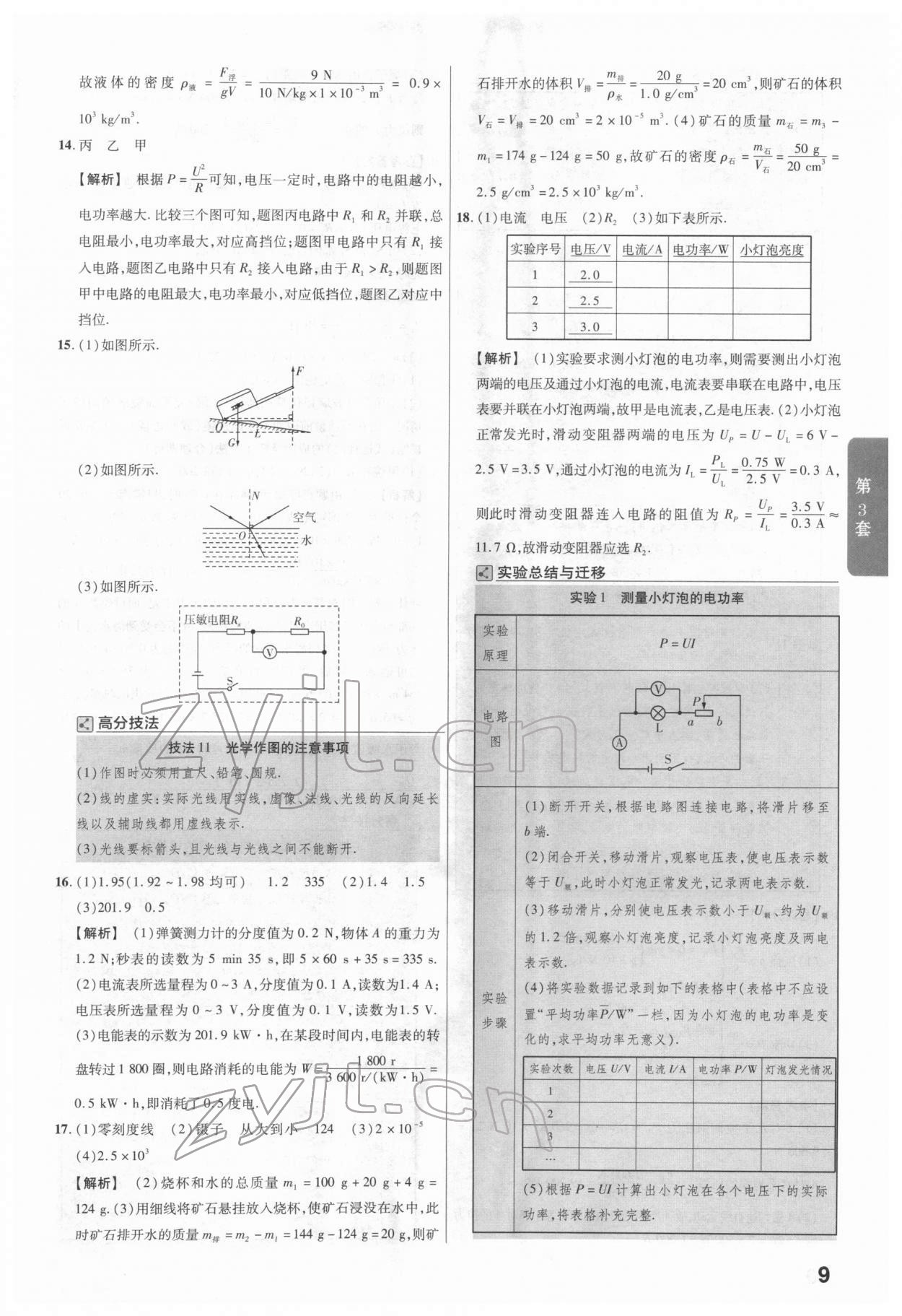 2022年金考卷廣東中考45套匯編物理 第9頁