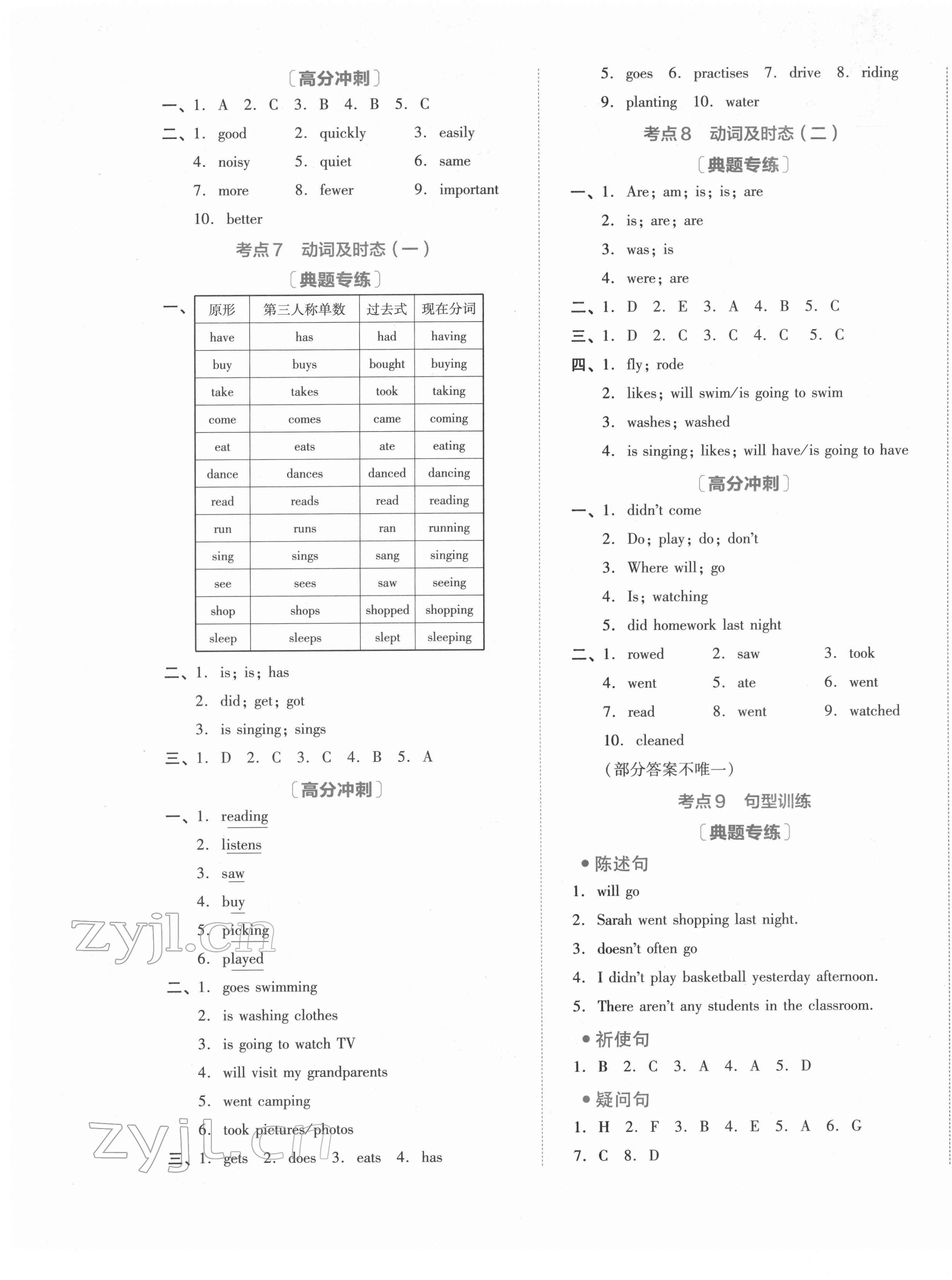 2022年全品小升初三级特训英语 第5页